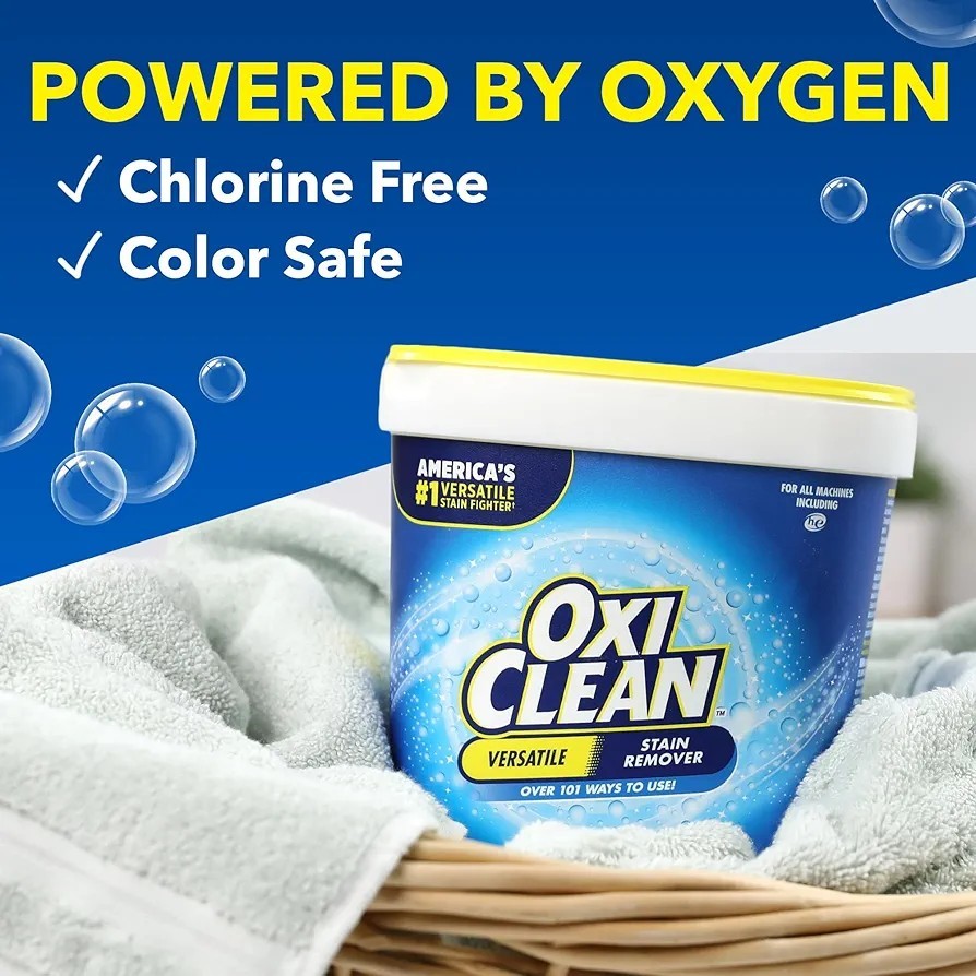 Oxiclean Laundry Odor Blasters Versatile Odor & Stain Remover Powder 5lb X 02