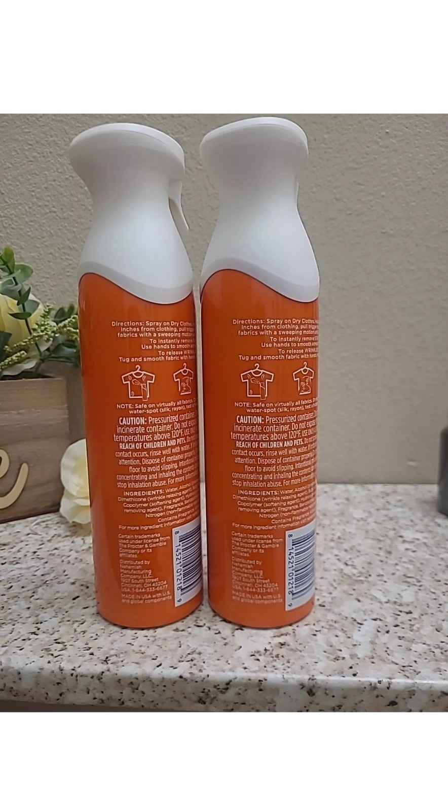 Bounce Anti Static Spray, 9.7oz(275g) Anti Static Spray & Instant Wrinkle Pack 2