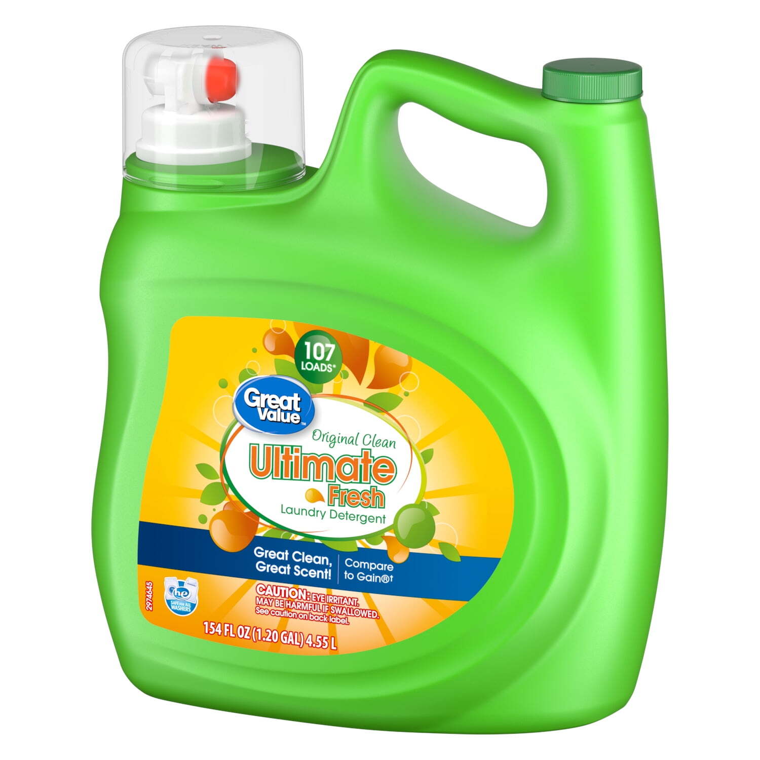 Ultimate Fresh Laundry Detergent, Original Clean, 154 fl oz, 107 Loads