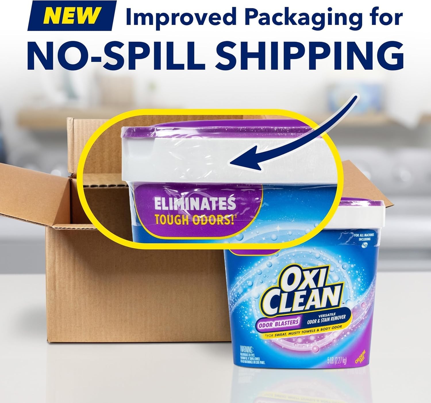 Multi-Surface 5 lb Stain & Odor Remover Powder – Chlorine-Free Cleaning Solution