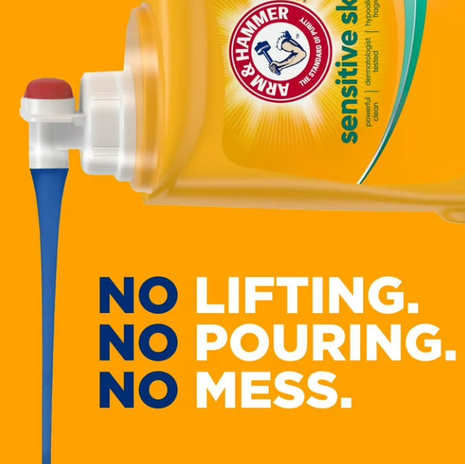 3 Pack ARM & HAMMER Sensitive Skin Fresh Scent, Laundry Detergent, 170 fl oz Pk