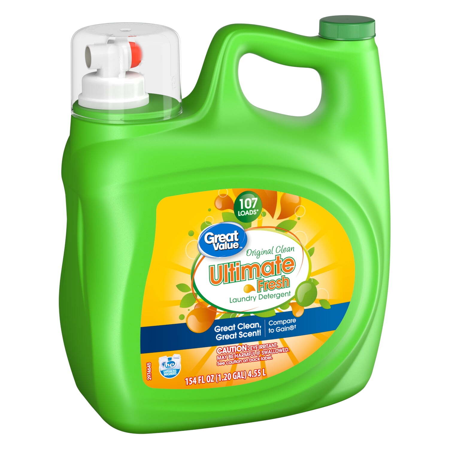 Ultimate Fresh Laundry Detergent, Original Clean, 154 fl oz, 107 Loads