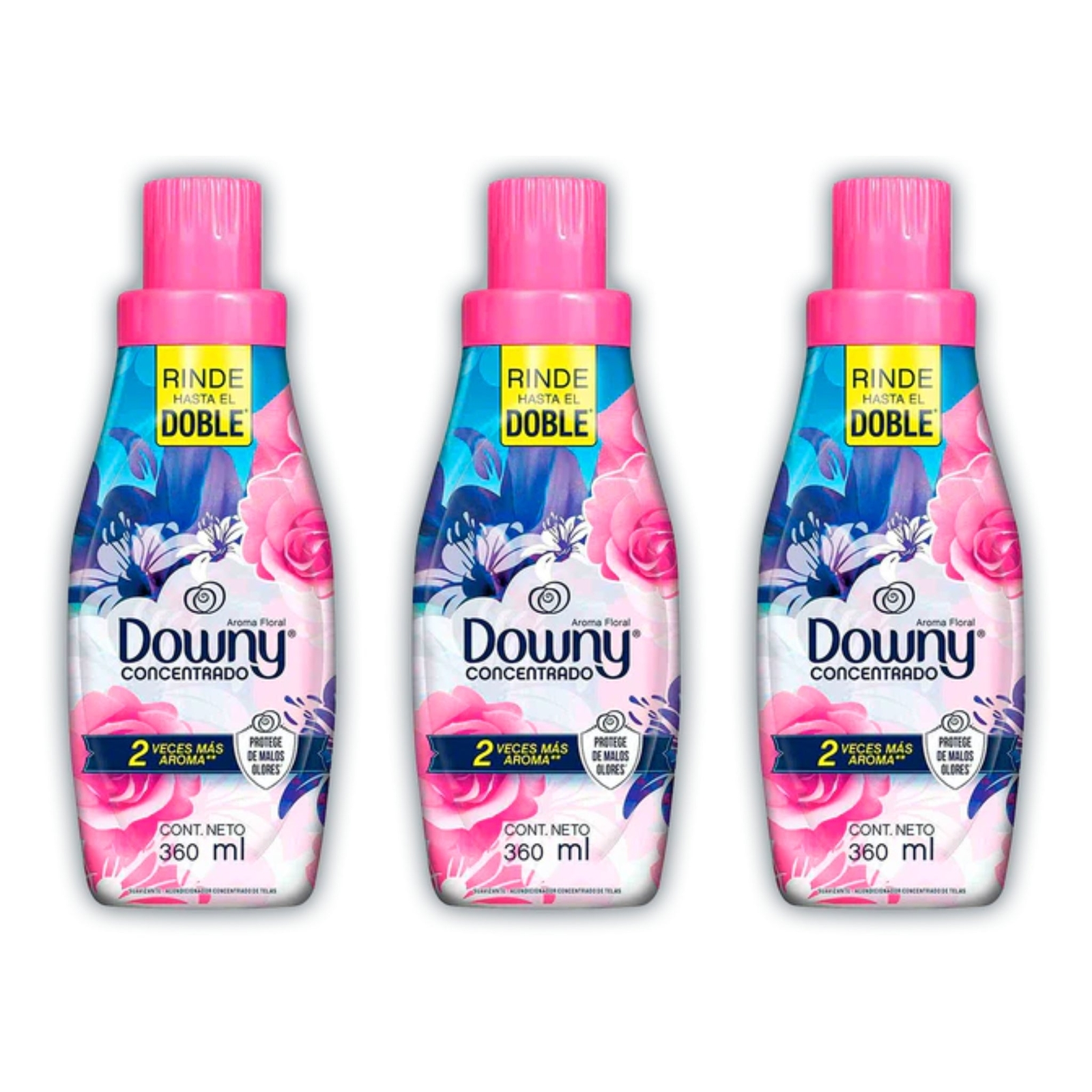 Downy Fabric Softener – Aroma Floral, 360 ml (12.2 fl oz) (Pack of 3)