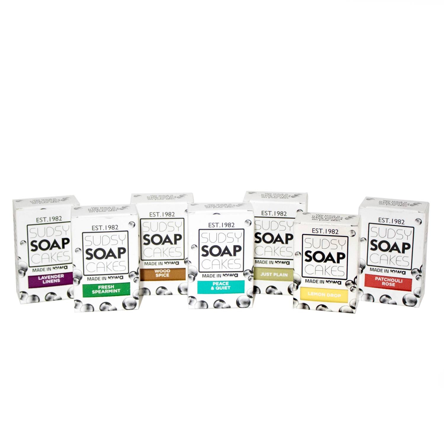 Sudsy Soapcakes Soaps Variety Pack – 7 Different Bars