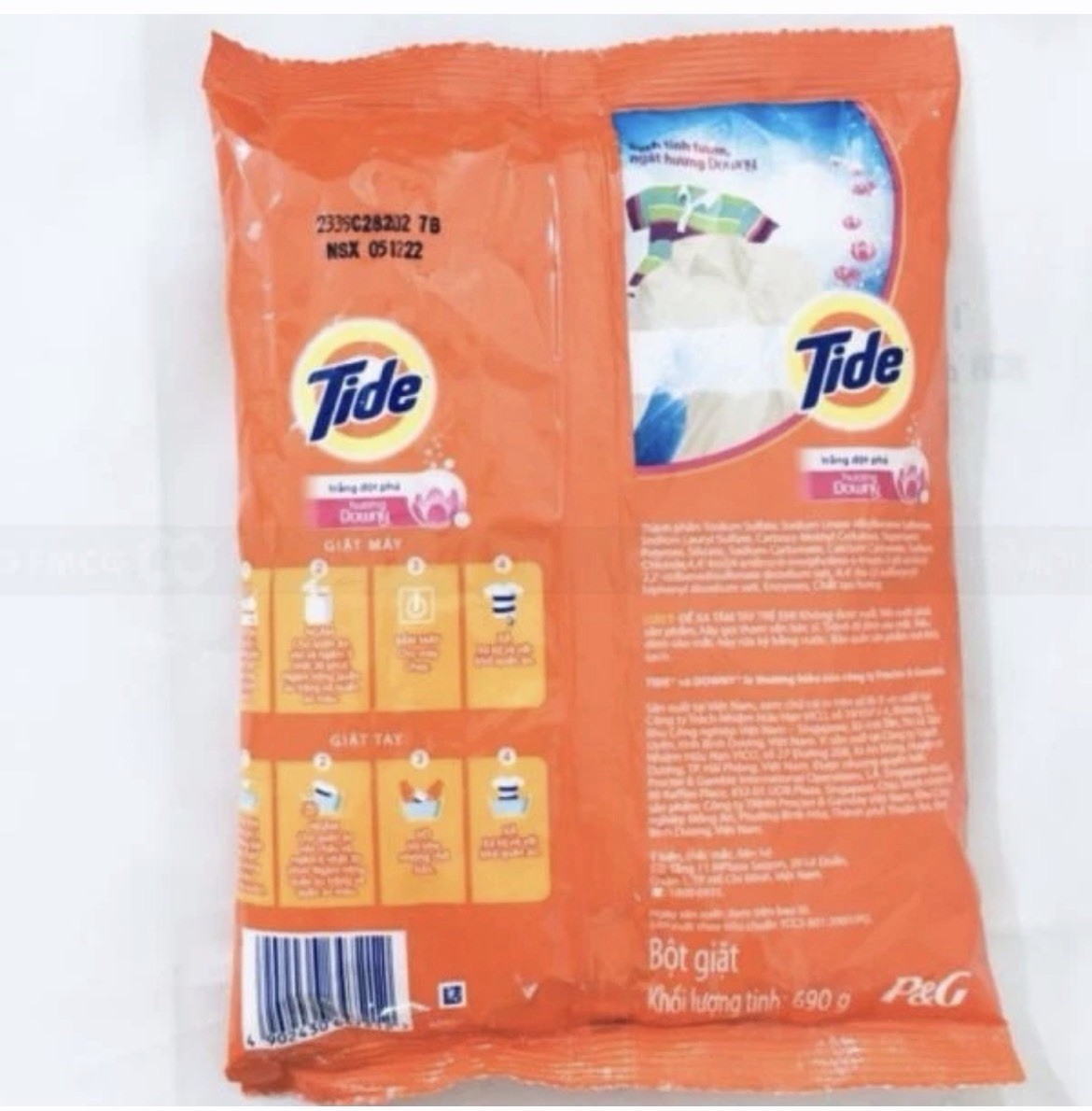 Tide With Downy Laundry Detergent Powder 350g 3 Pack