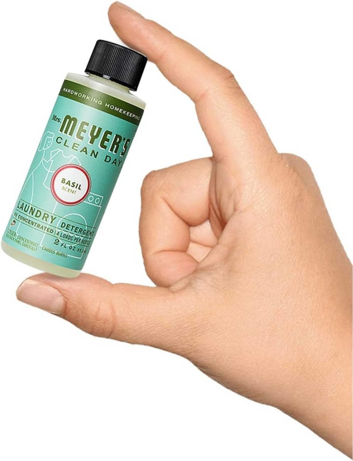 Mrs. Meyer’s Clean Day 4x Concentrated Laundry Detergent Variety Pack, Basil +