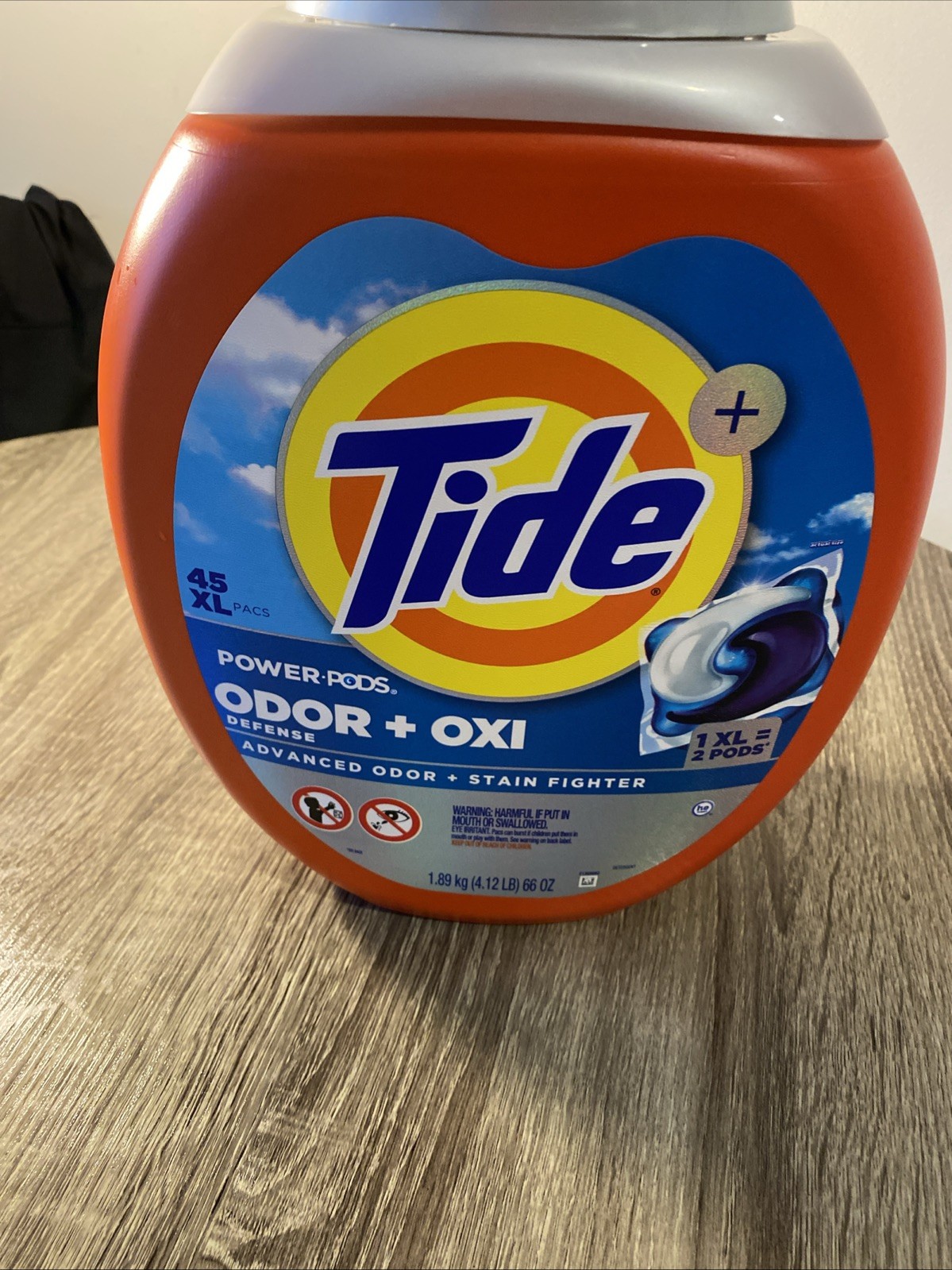 Tide Power Pods: Odor +OXi: 45XL Pacs