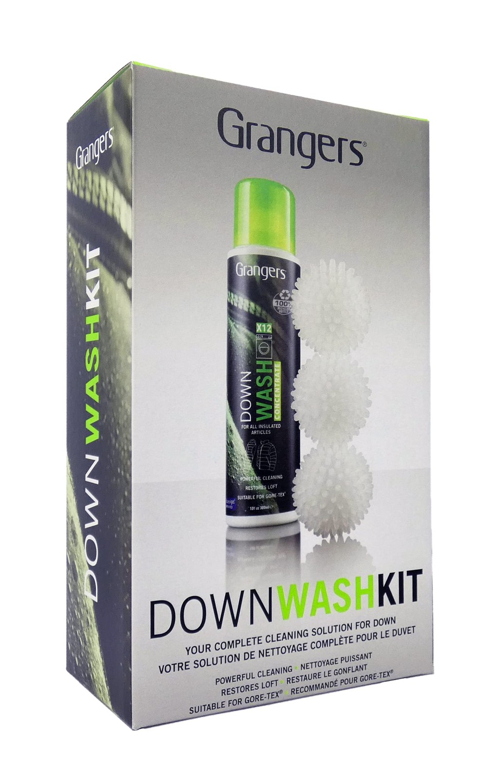 Down Wash Kit: 10 oz Concentrate & 3 Reusable Balls to Restore Loft