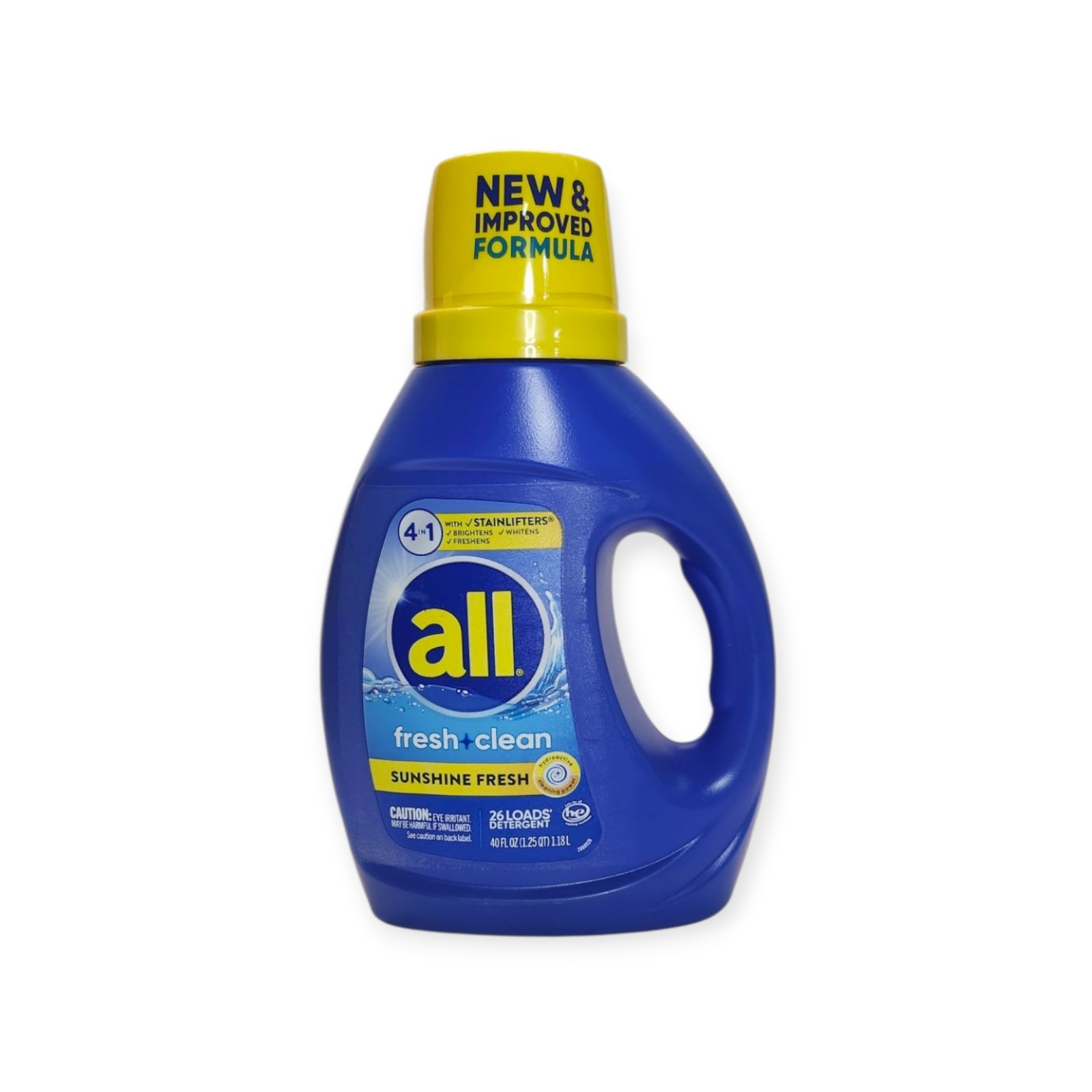all Liquid Laundry Detergent 4 in 1 Stainlifters Sunshine Fresh Scent 40 fl oz