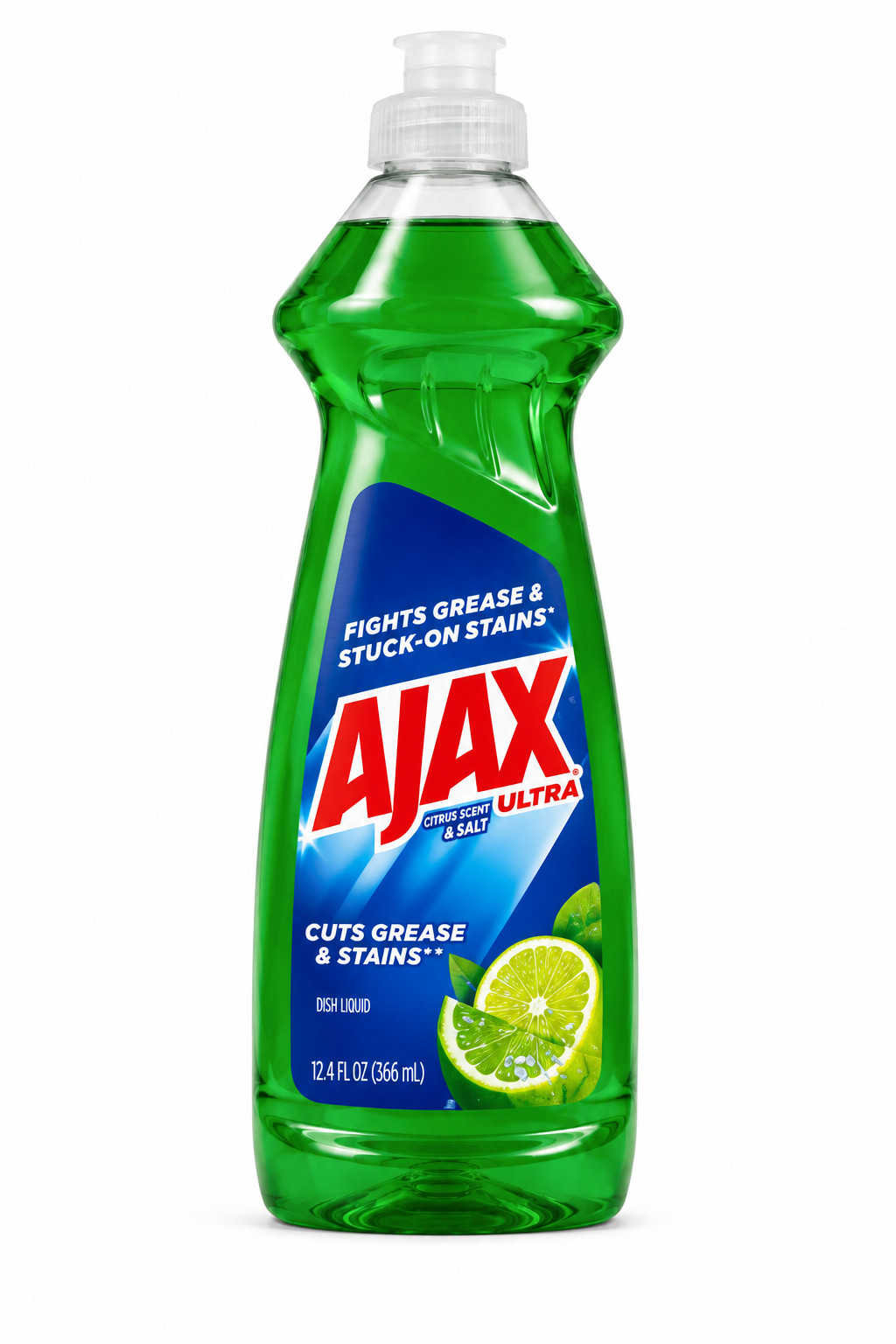 Ajax Ultra Dishwashing Liquid 12.4 oz (Pack of 3) Cuts Grease Fresh Scent
