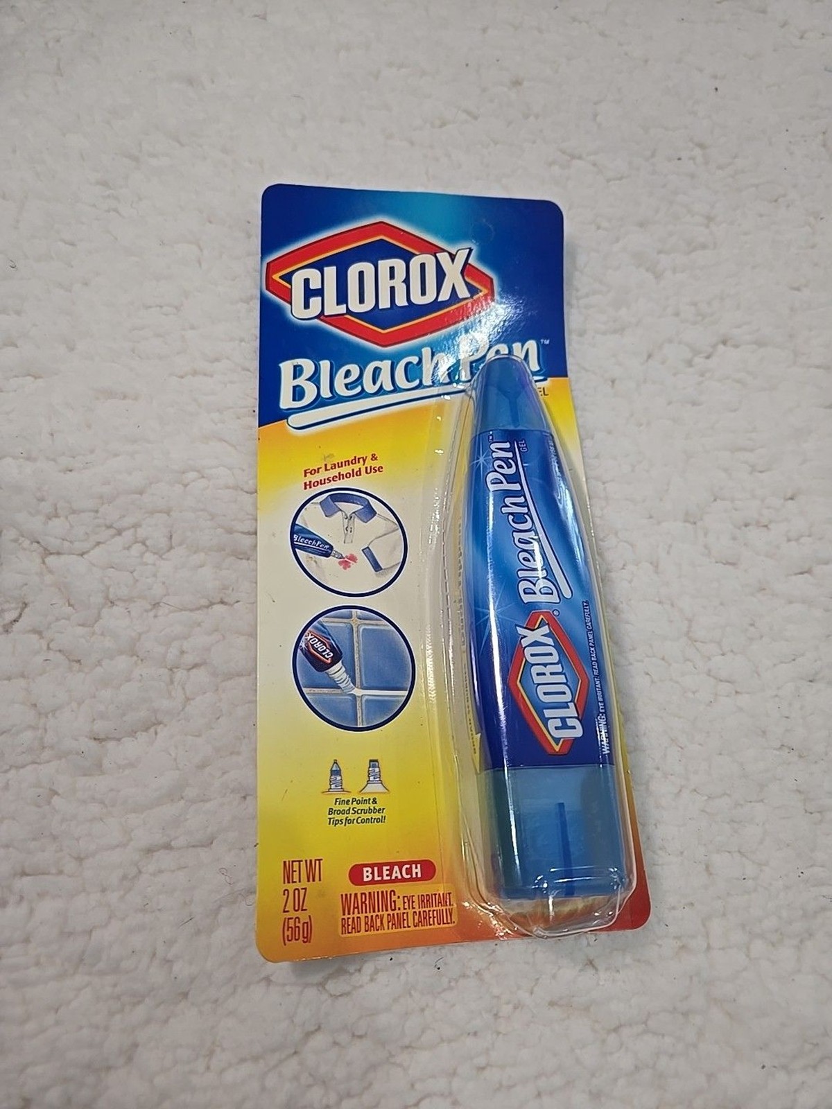 Clorox Bleach Pen Gel Dual Tips New Sealed 2002 Laundry Cleaning Home 2.0 fl oz