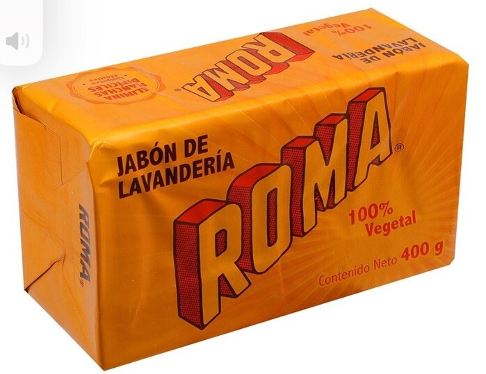 6 Pack JABON DE LAVANDERIA EN BARRA ROMA/ LAUNDRY BAR SOAP