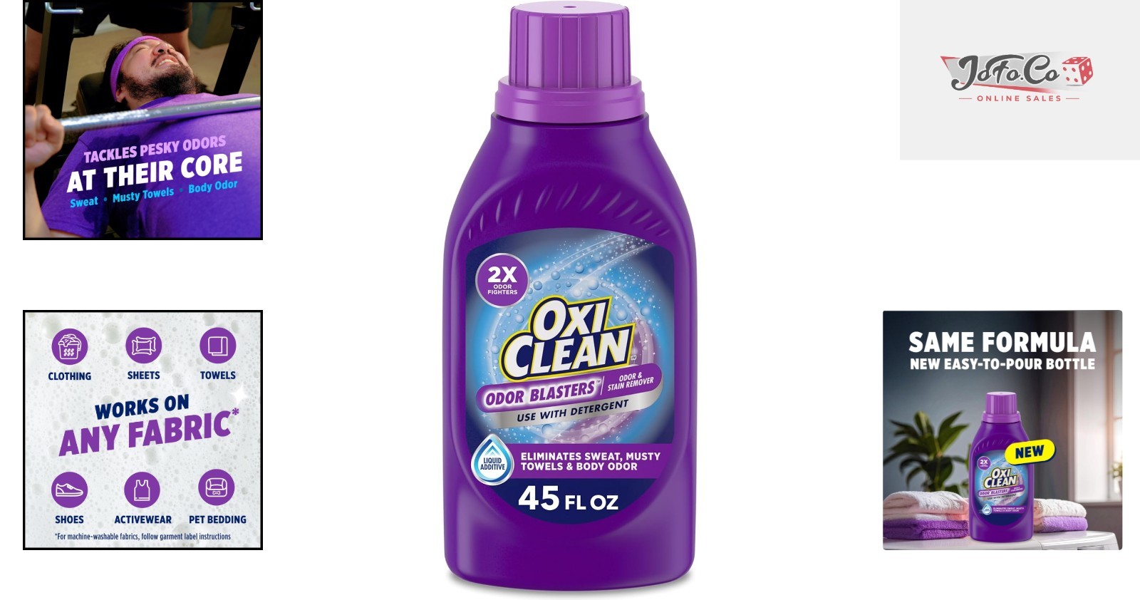 Water-Activated 45 fl oz Stain Remover – Tough on Stains; Gentle on Fabrics