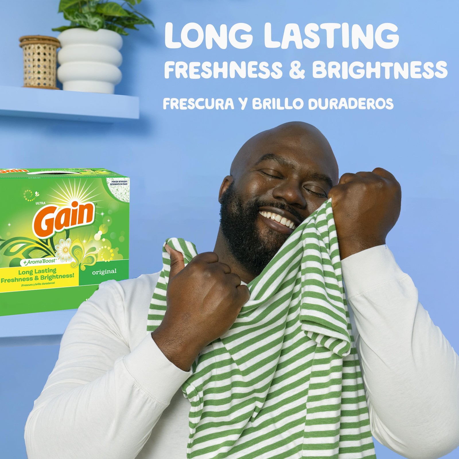 Gain Original Powder Laundry Detergent 123 Ounce With Aromaboost Freshness