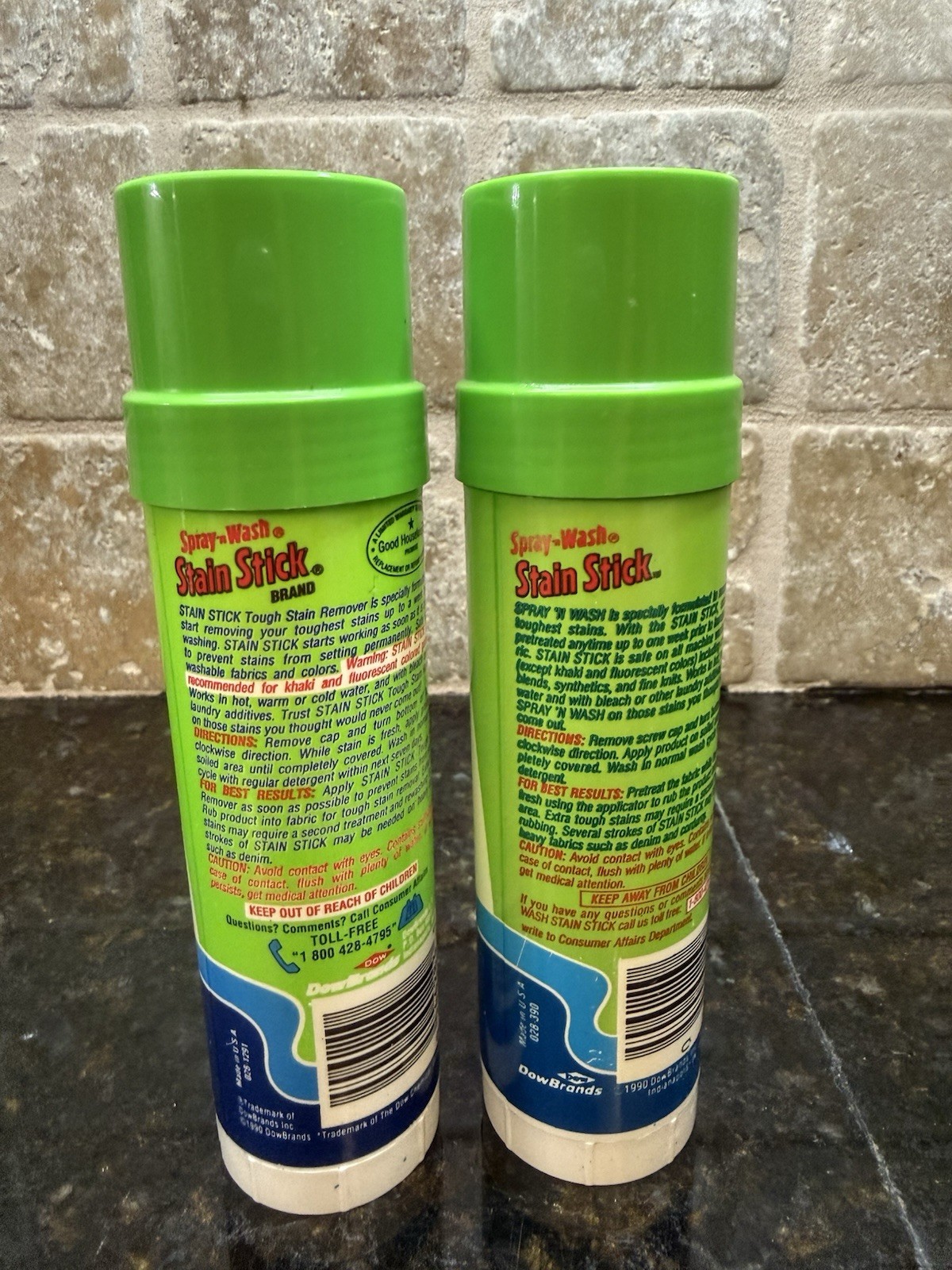 VTG 2 Spray n Wash Laundry Stain Removal Sticks 8.3 Total OZ