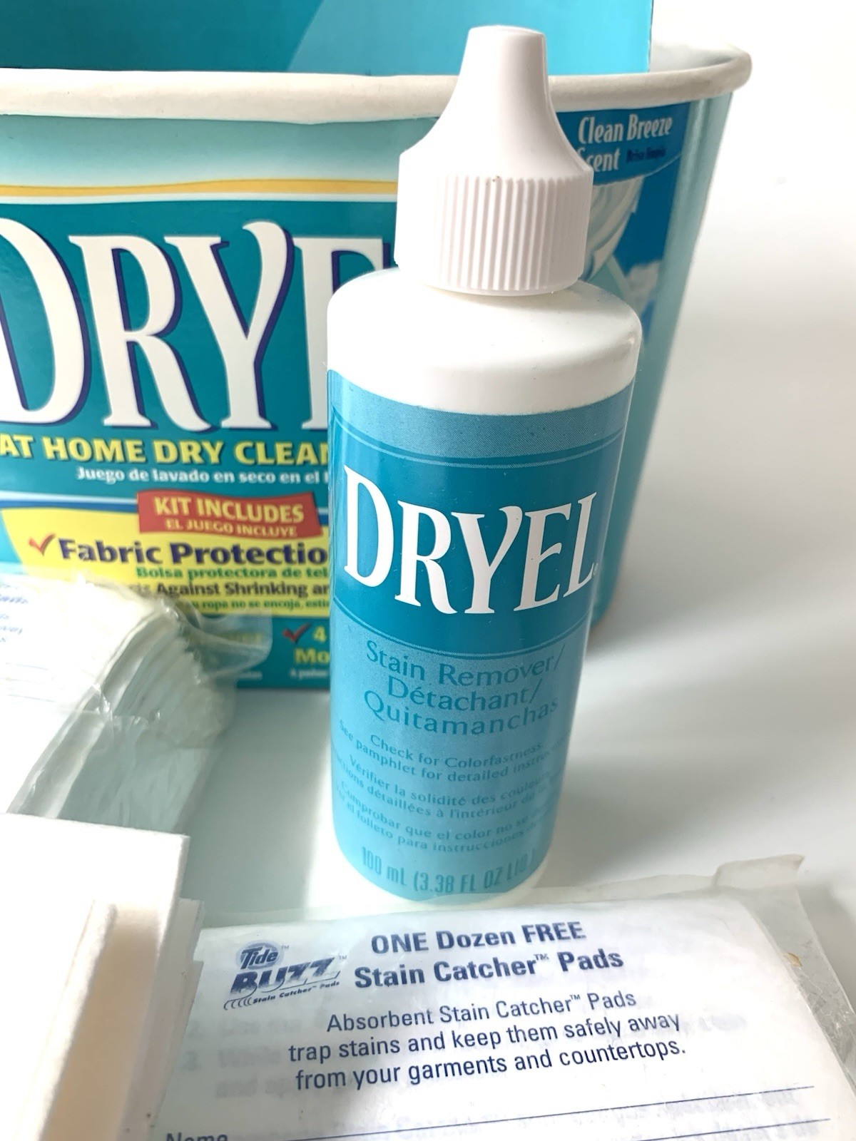 Dryel At Home Dry Cleaner Starter Kit 4 Loads 16 Garments Vtg Partial Box