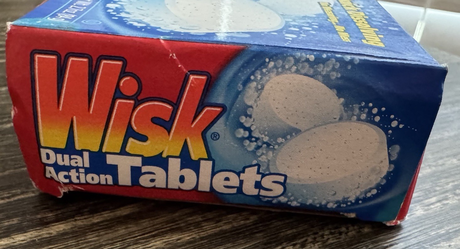Wisk Laundry Detergent Dual Action Tablets Laundry Detergent 2 Pack New Prop
