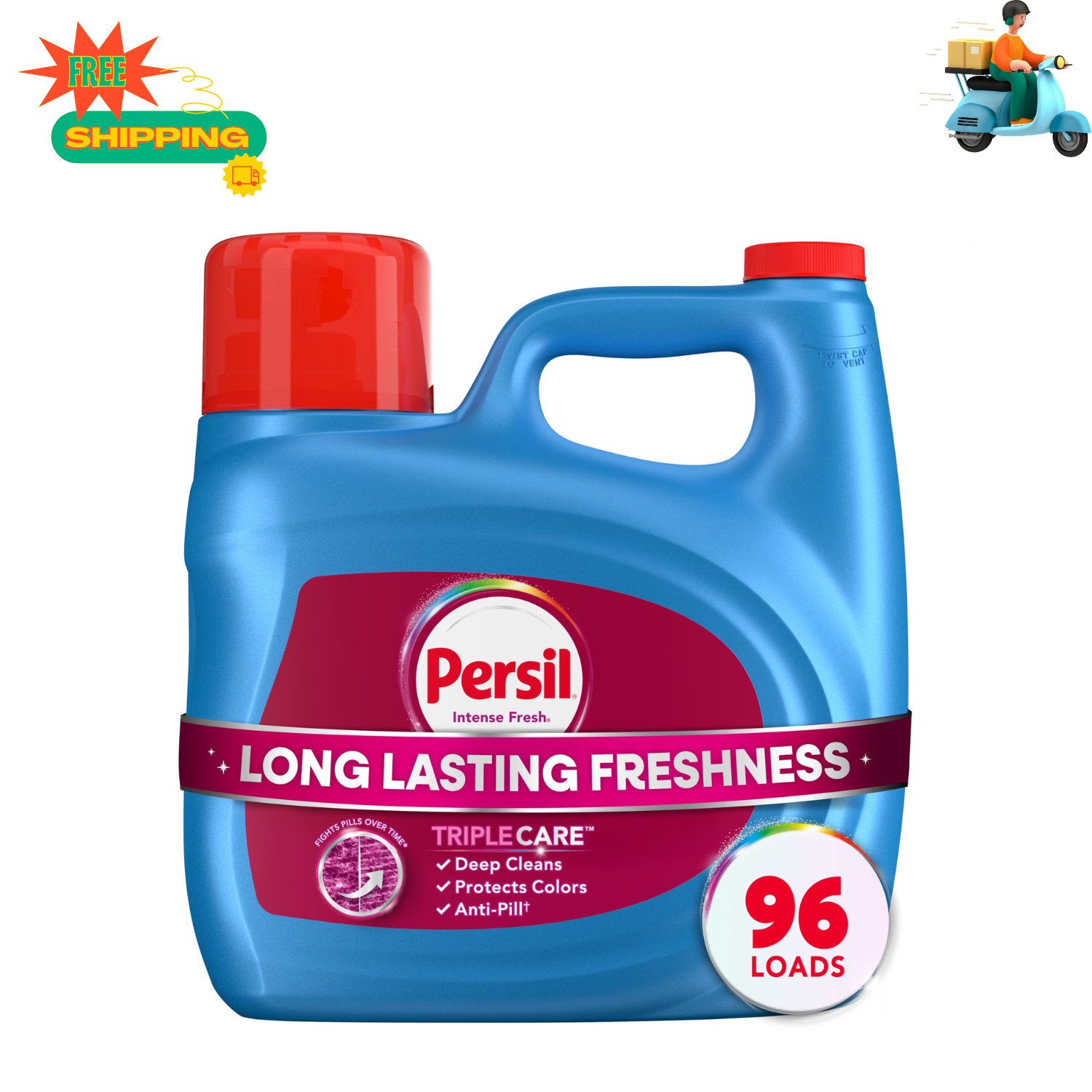Persil Deep Clean Intense Fresh Liquid Laundry Detergent 126 fl oz 96 Loads