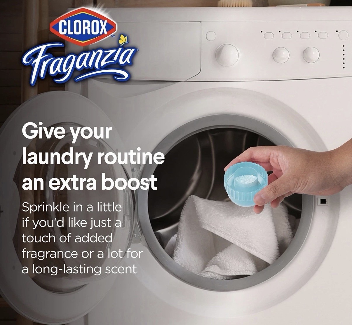 Clorox Fragranzia Ocean Laundry Scent Booster Crystals 18Oz Pack Of 2