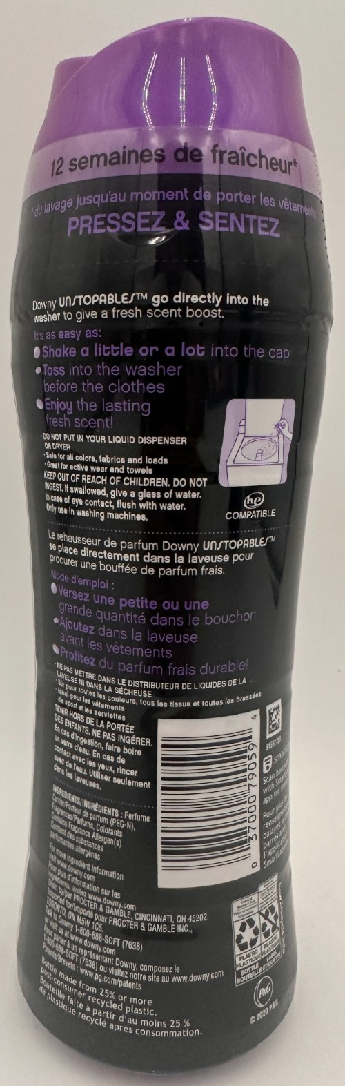 Lot Of 2 Downy Unstopables Tide Scent Booster Beads Laundry 8.6 oz Each New