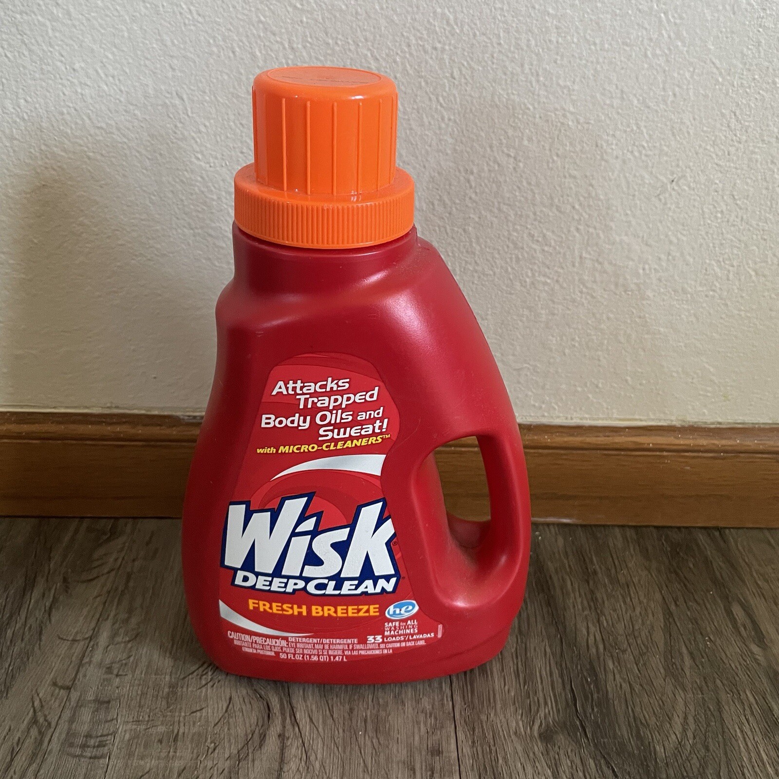 Wisk Deep Clean Fresh Breeze HE 33 Loads Laundry Detergent 50 Fl Oz Discontinued