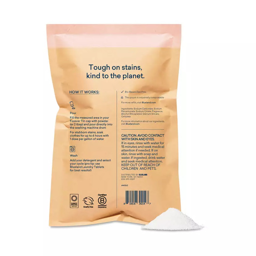 Blueland Oxi Laundry Booster Starter Set (Clear Skies) Refills + Tin