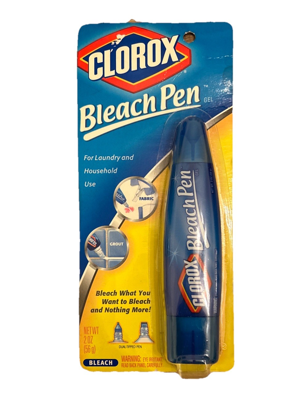 Clorox Bleach Pen Gel Dual Tipped 2 oz 2002 Discontinued Sealed NIP