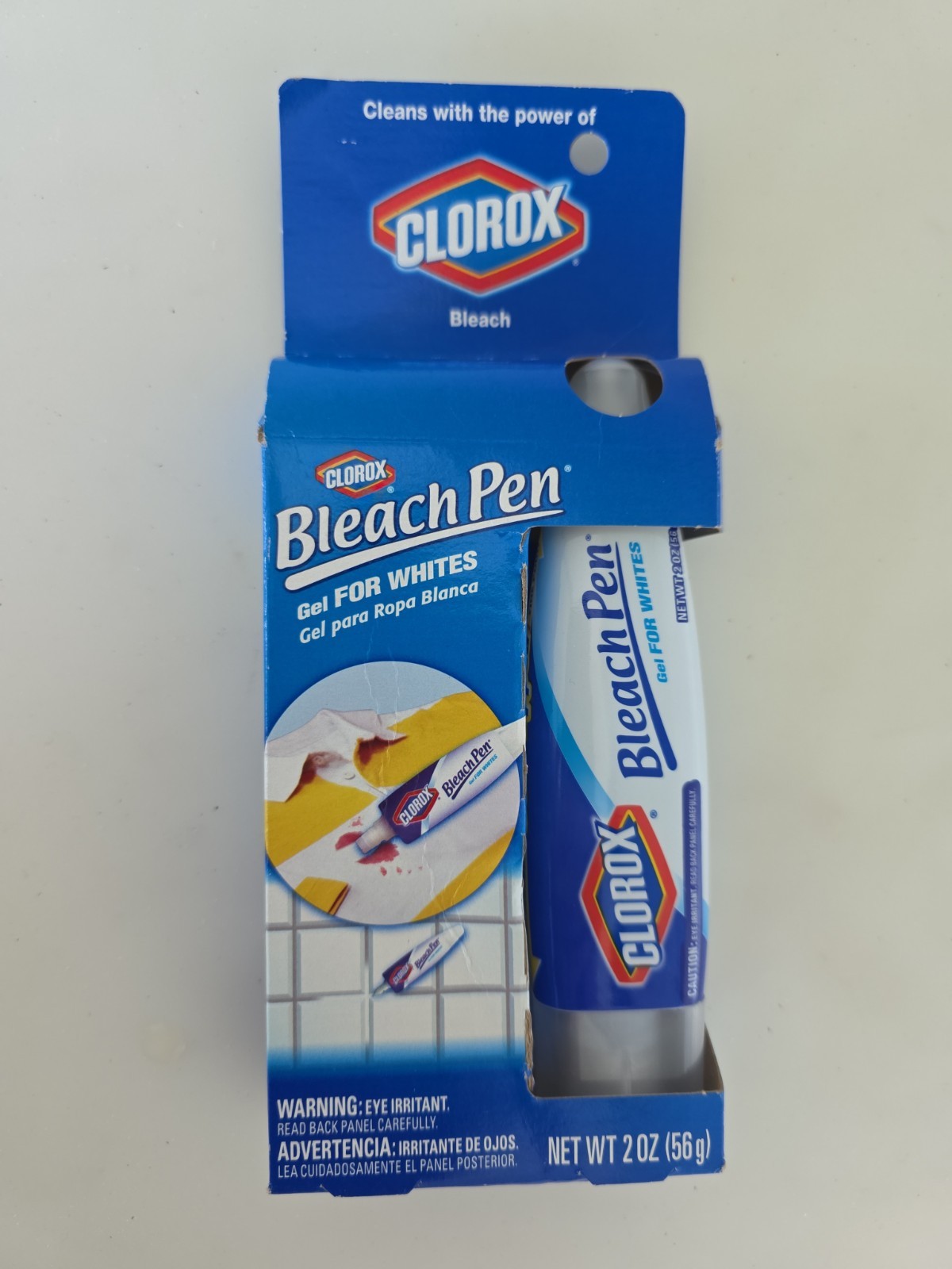 Clorox Bleach Pen Gel for Whites 2oz/56g NEW NOS