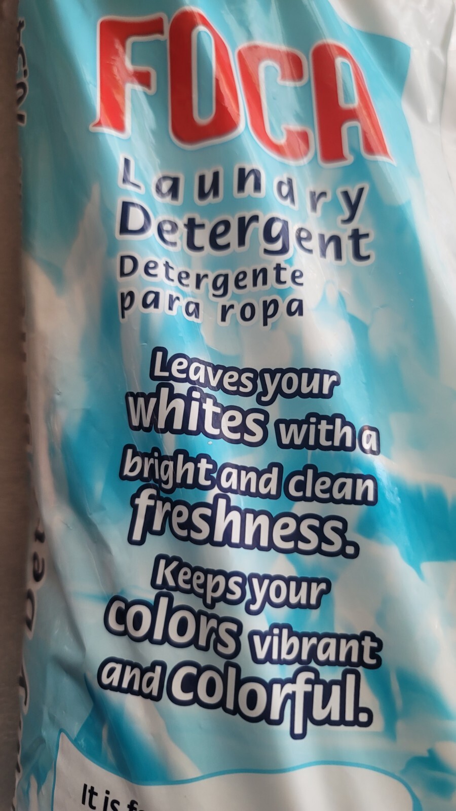 Foca Phosphate Free Laundry Detergent Net Wt 70.54 oz (4.40 lb) 2 kg