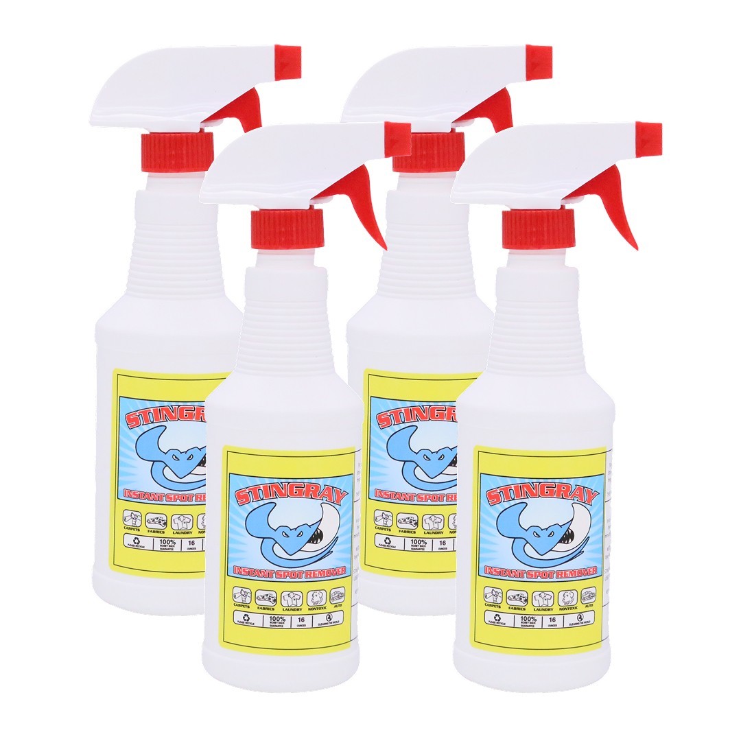 Stingray Spot Remover | Eco-Friendly Multi-Surface Stain Remover, 16 oz, 4-Pack