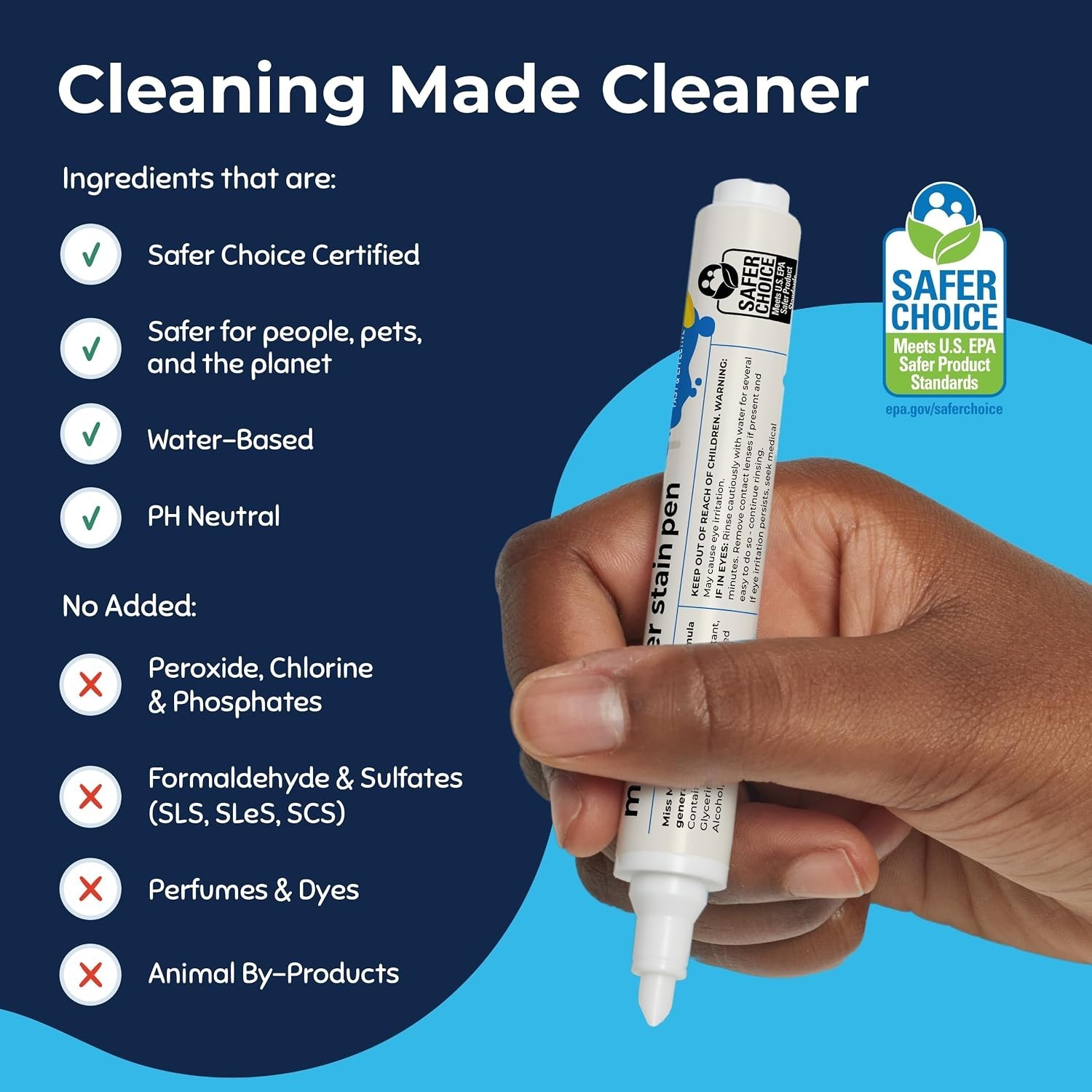 Messy Eater Stain Remover Pen, On-The-Go Travel, 2 Pack | Instant Stain Remov…