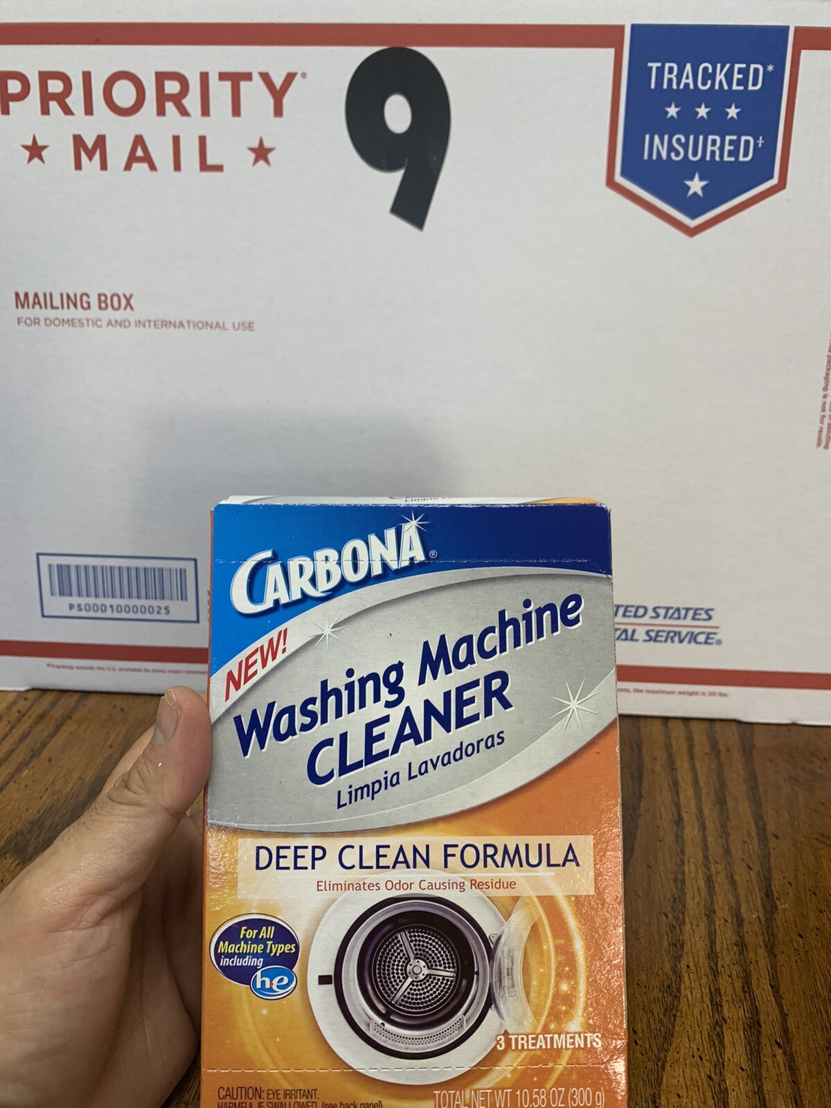 1 Carbona Washing Machine Cleaner, 10.58 Oz 3 Treatments