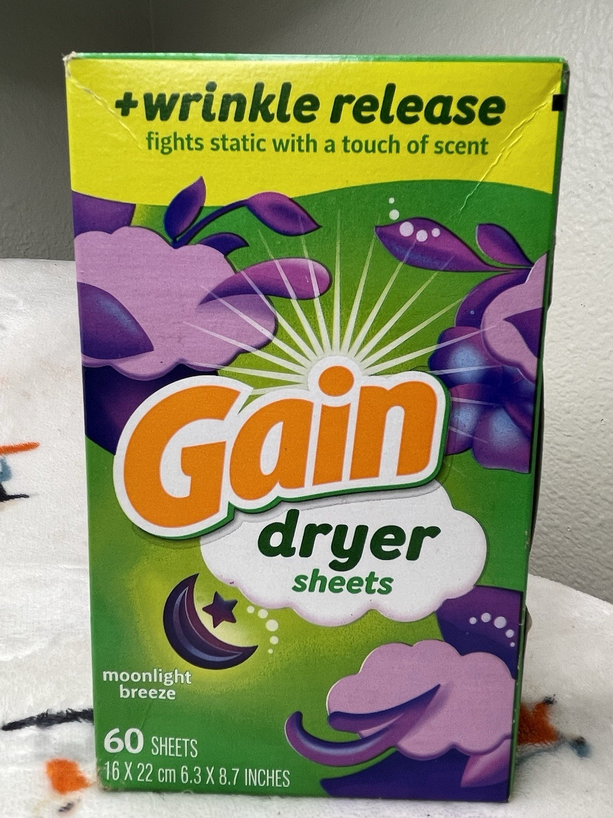 (7-PIECE) Gain + Febreeze Flings 76/cnt Laundry Bundle • Scent: Moonlight Breeze