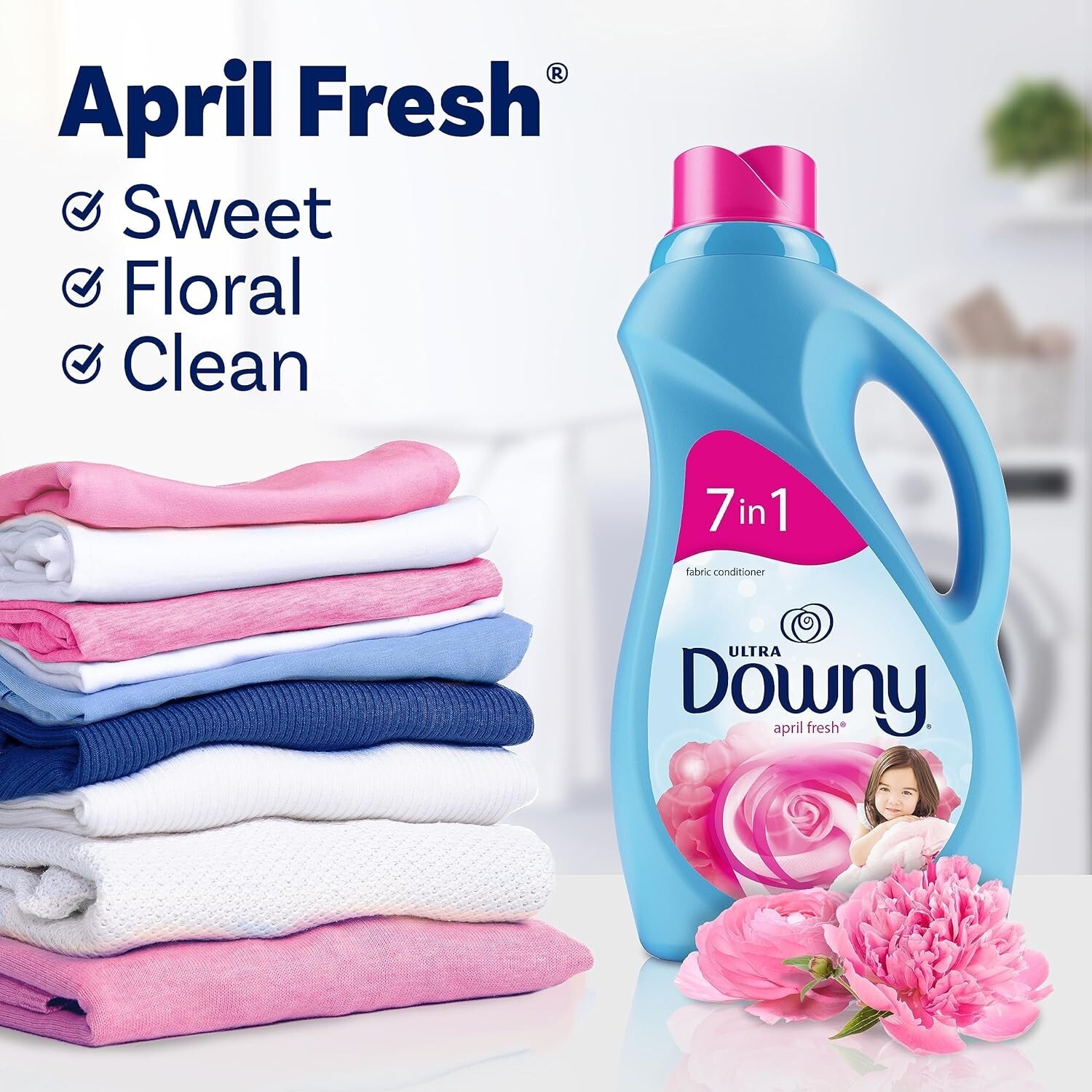 Downy Ultra Laundry Liquid Fabric Softener Fabric Conditioner 44 fl oz 60 Loads