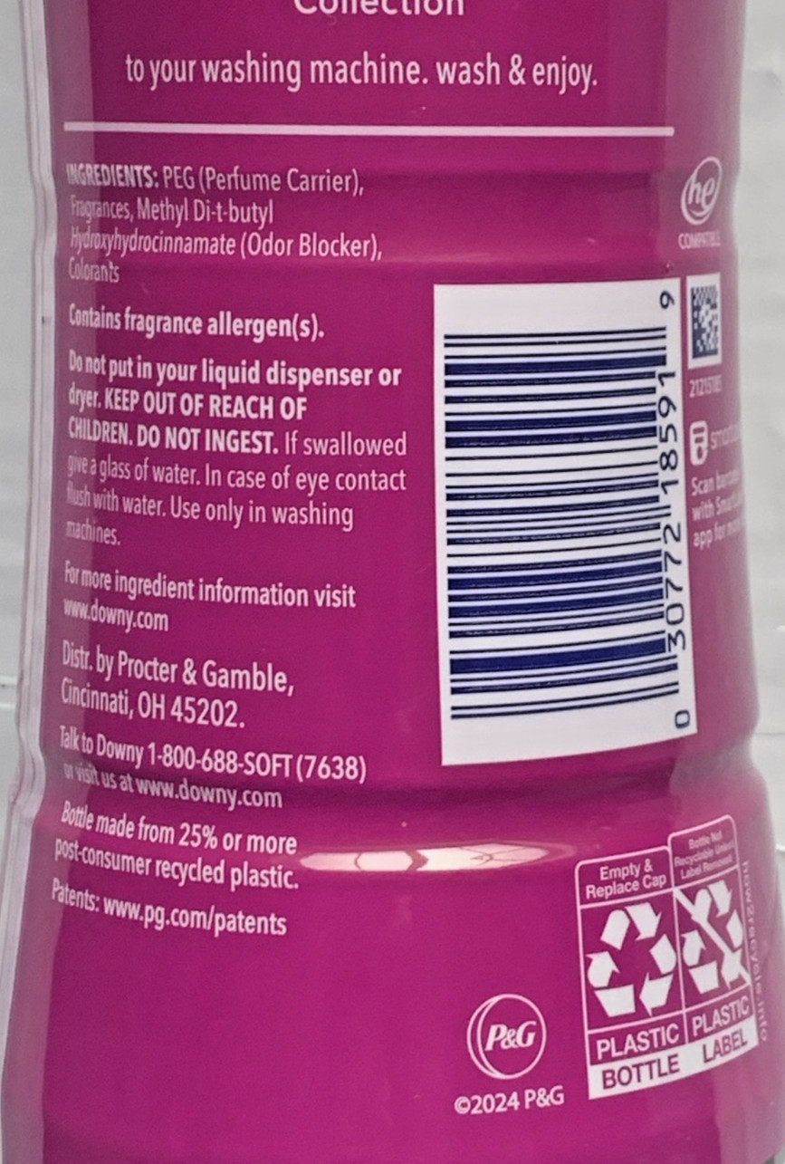 4 Pack Downy Cozy Collection Snowberry Scent Booster 7.8oz Limited Edition