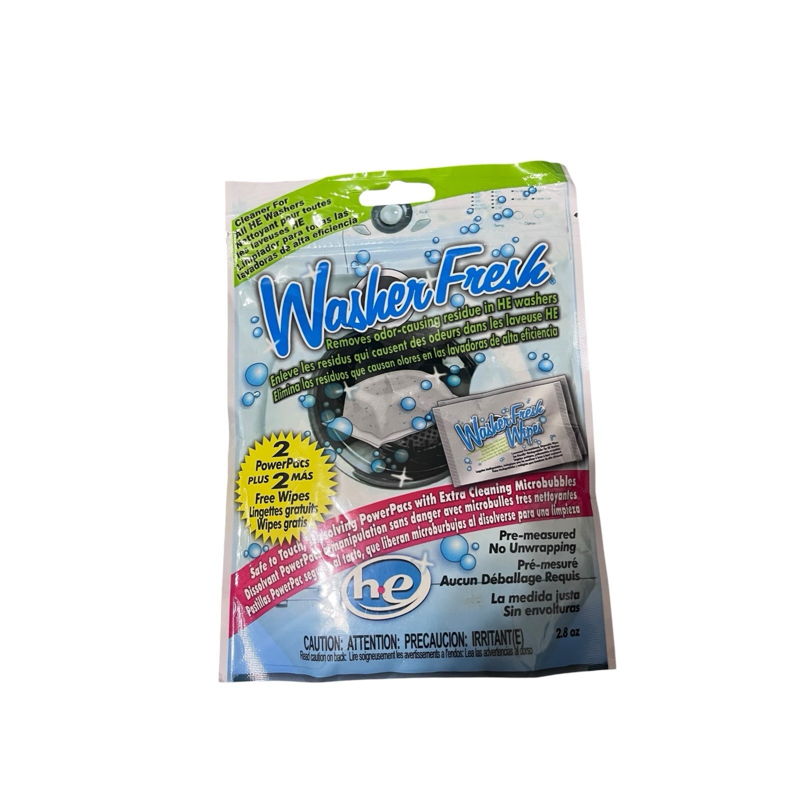Washer Fresh Machine Cleansing and Odor Removing Packet