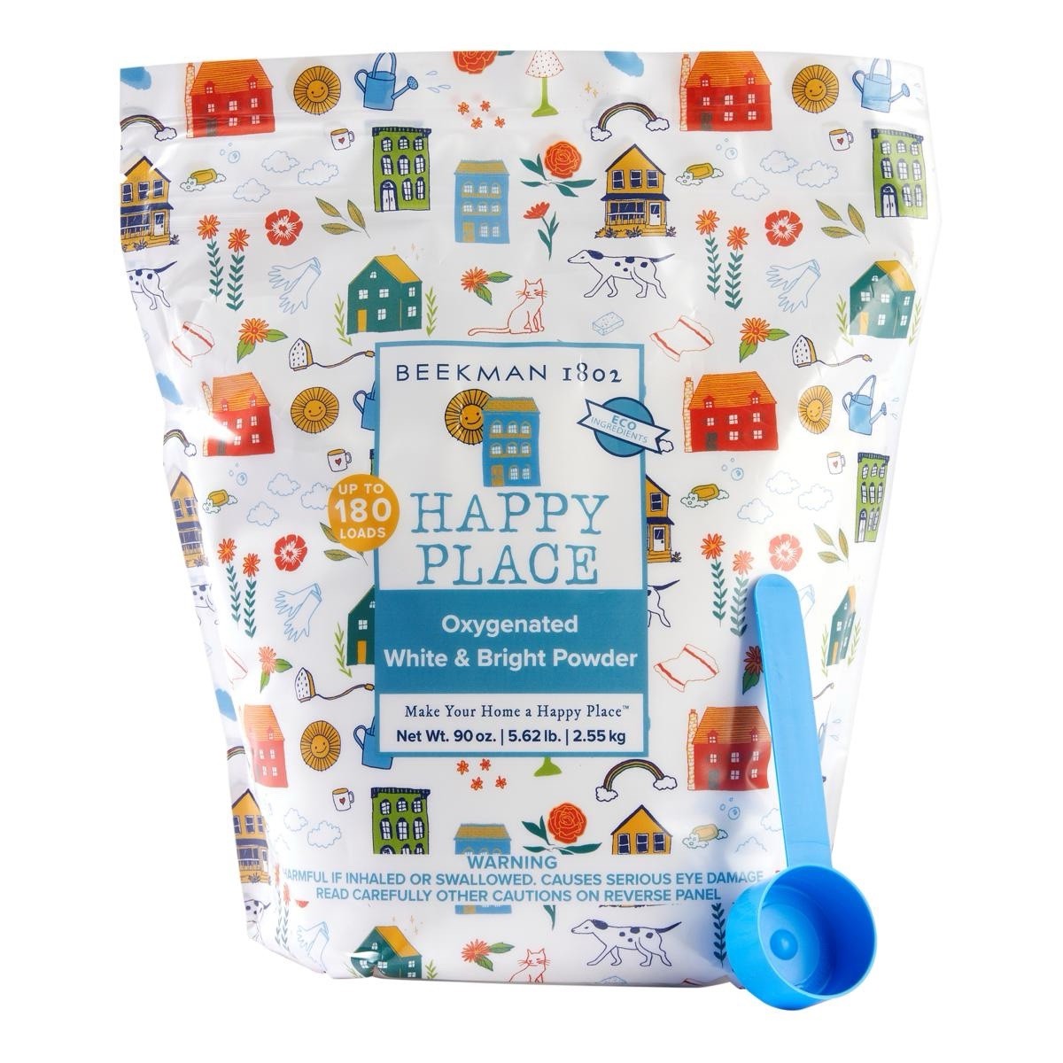 Beekman Happy Place 90 oz. (180 Loads) Oxygenated White & Bright Laundry Powder