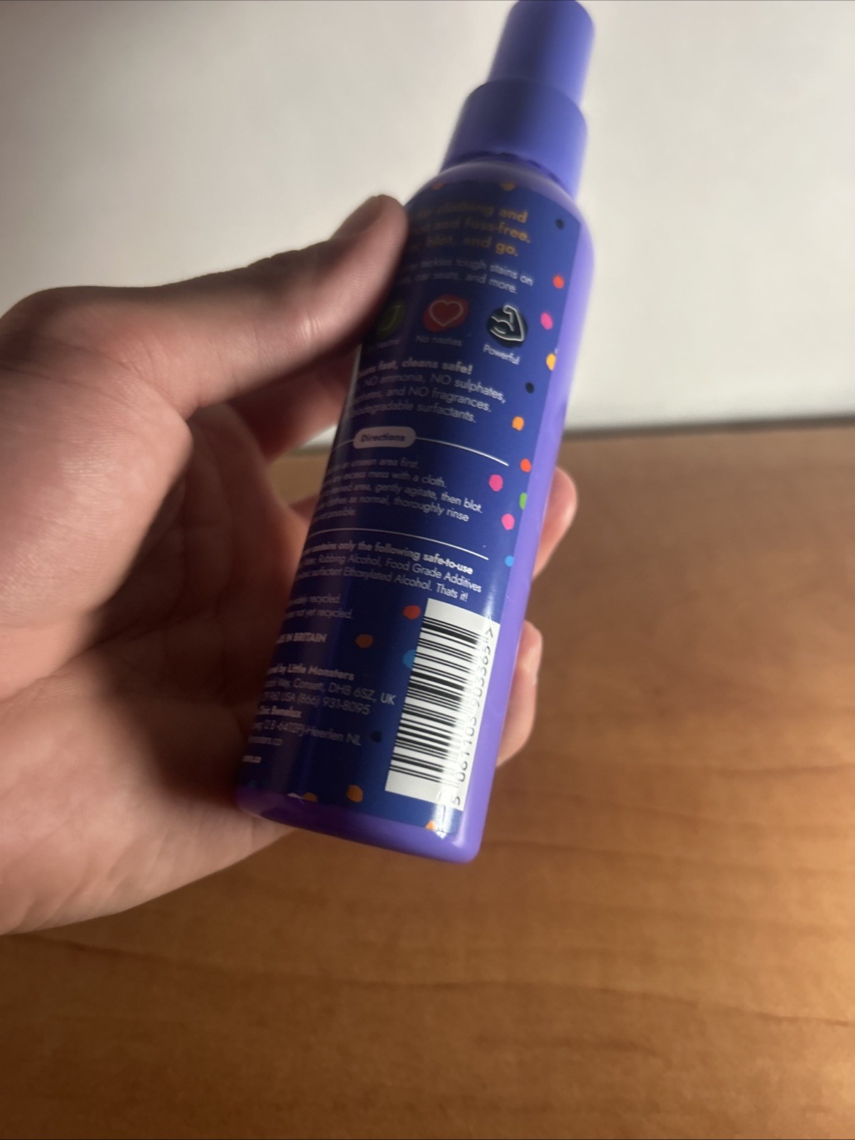Little Monsters Mess Remover Spray 4 fl oz (120ml) | 4 Fl Oz (Pack of 1)