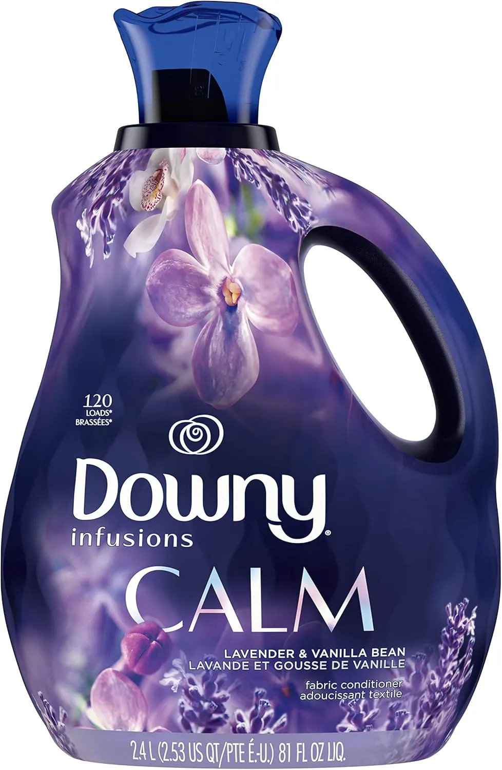 Downy Ultra Fabric Softener Liquid Calm Lavender and Vanilla Bean 56 fl oz 83…