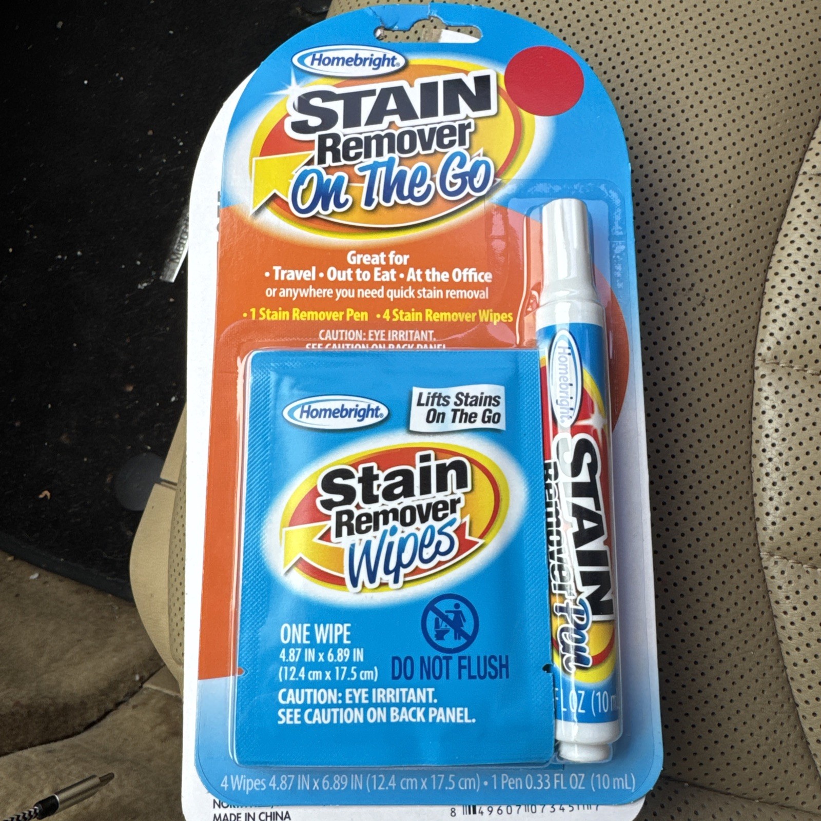 Homebright Stain Remover Pen +4 Stain Remover Stick On The Go- 0.33 FL OZ
