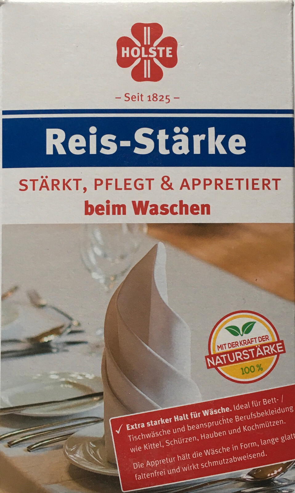 Holste Reisstärke, stärkt & pflegt beim Waschen 250 g