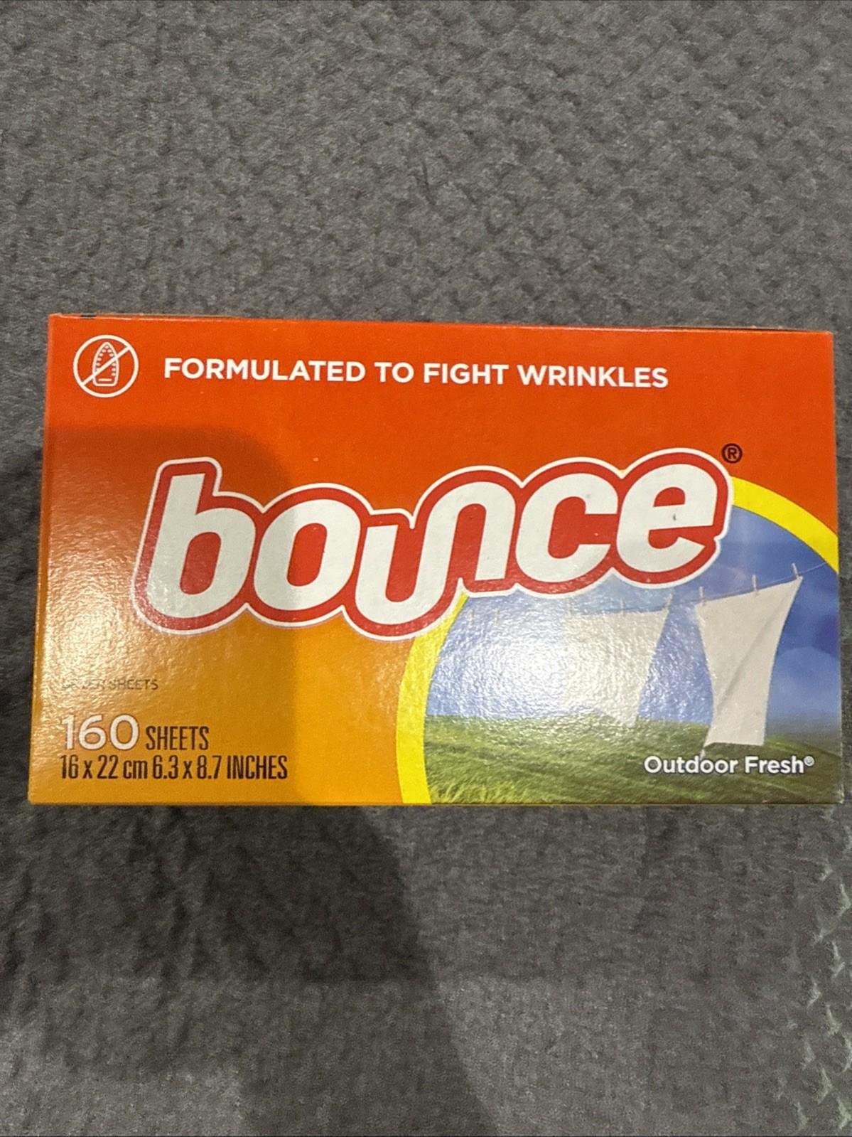 Bounce Outdoor Fresh Dryer Sheets, 160 Sheets, Pack of 1