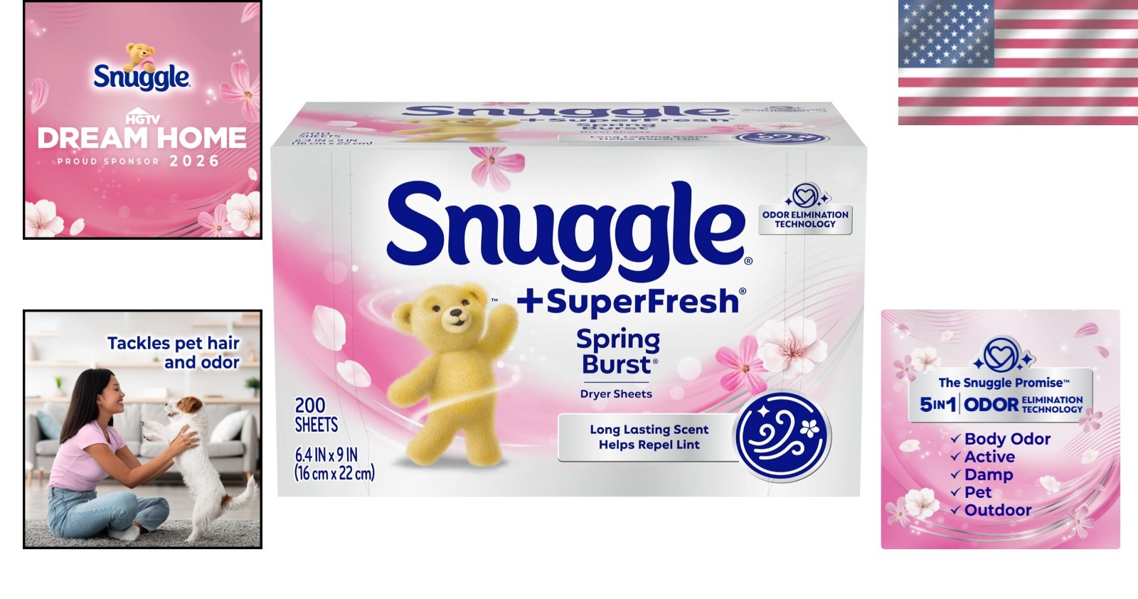 Versatile SuperFresh Dryer Sheets 200 Count – Fresh Spring Burst for Home & More