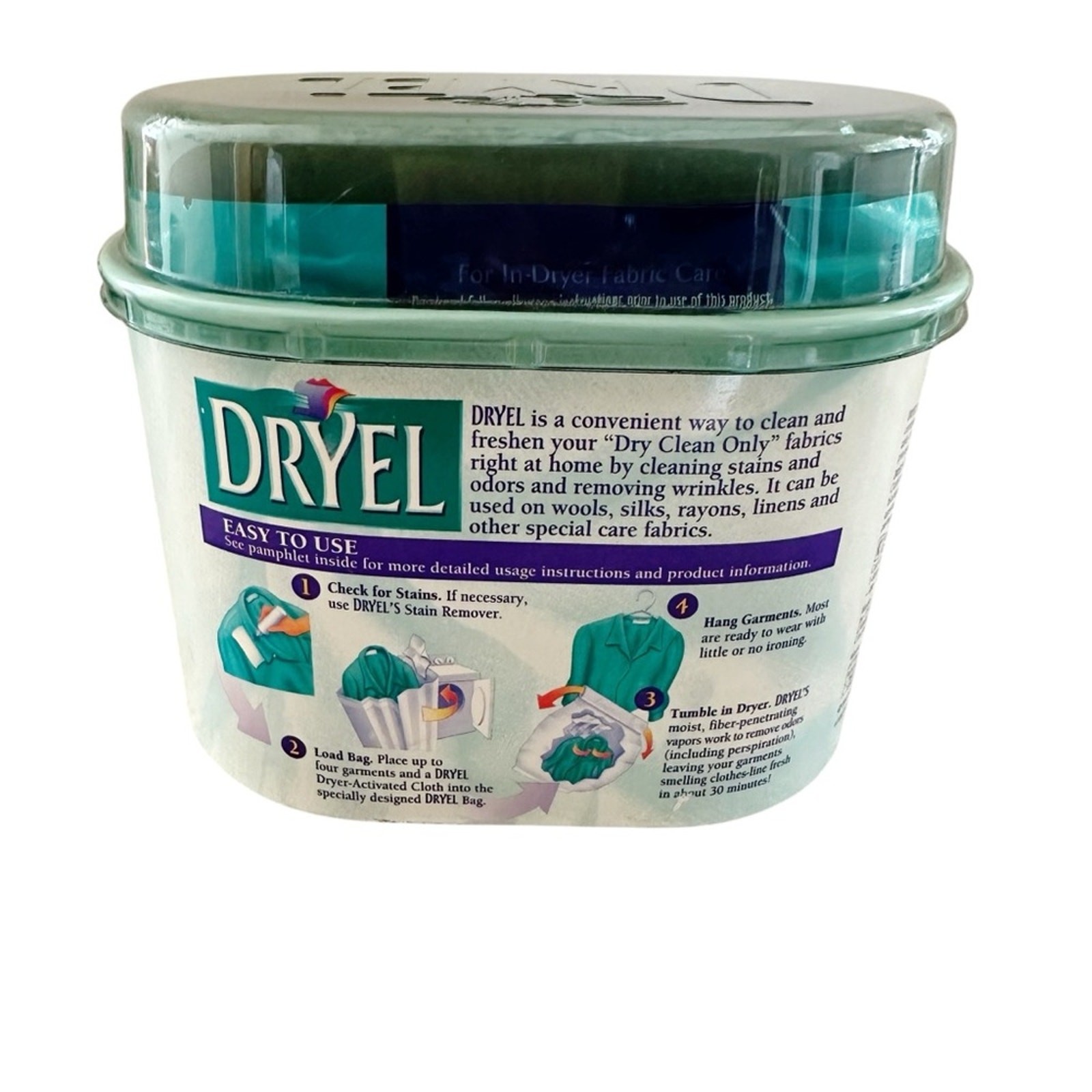 Dryel At Home Dry Cleaning Starter Kit Original Formula READ 3 Loads