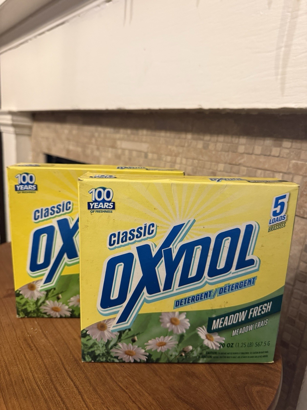 (2) Classic Oxydol Meadow Fresh Laundry Detergent Powder – 5 Loads ea 20 oz 1.25