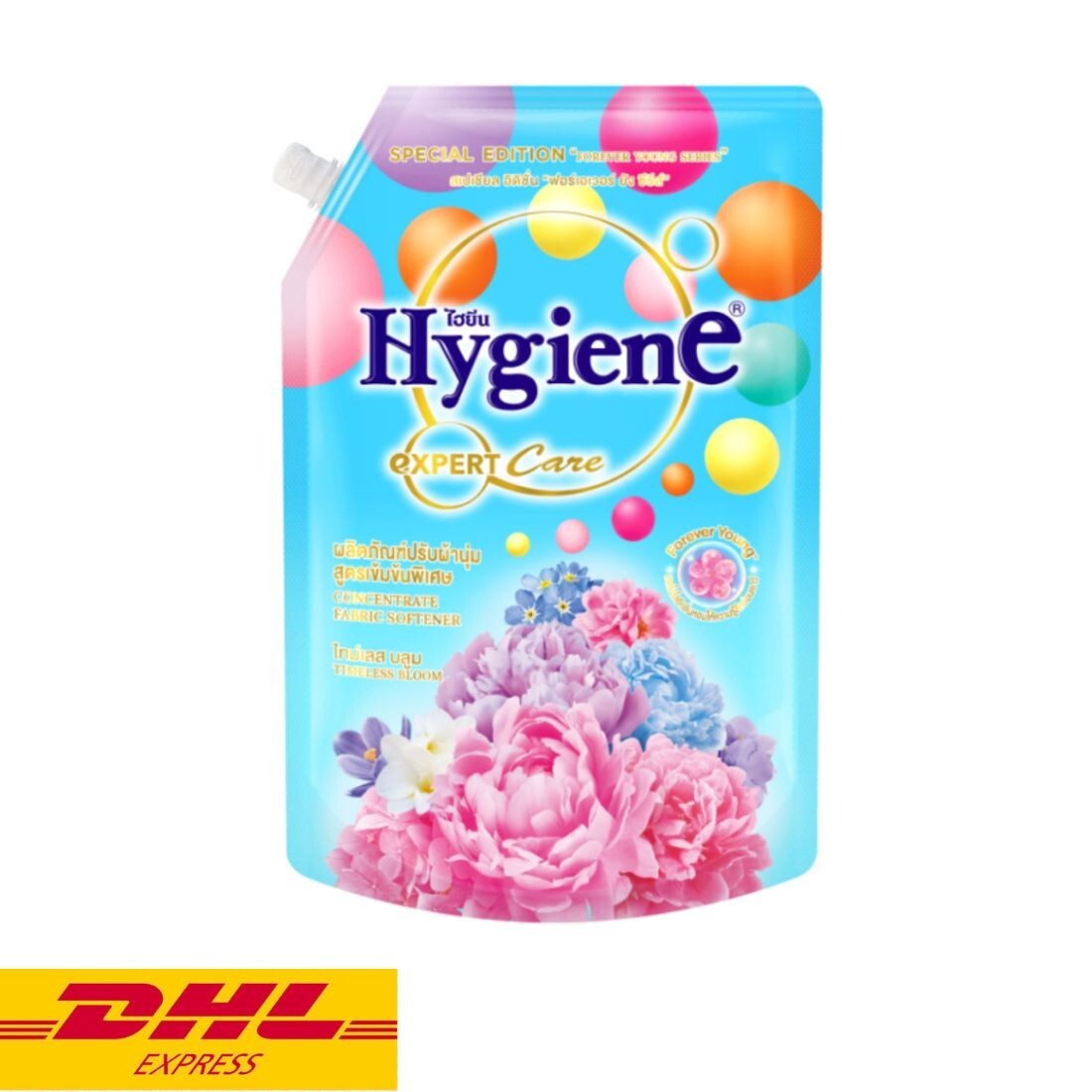 Hygiene Expert Care Timeless Bloom Scent Fabric Softener Forever Young 1100 ml