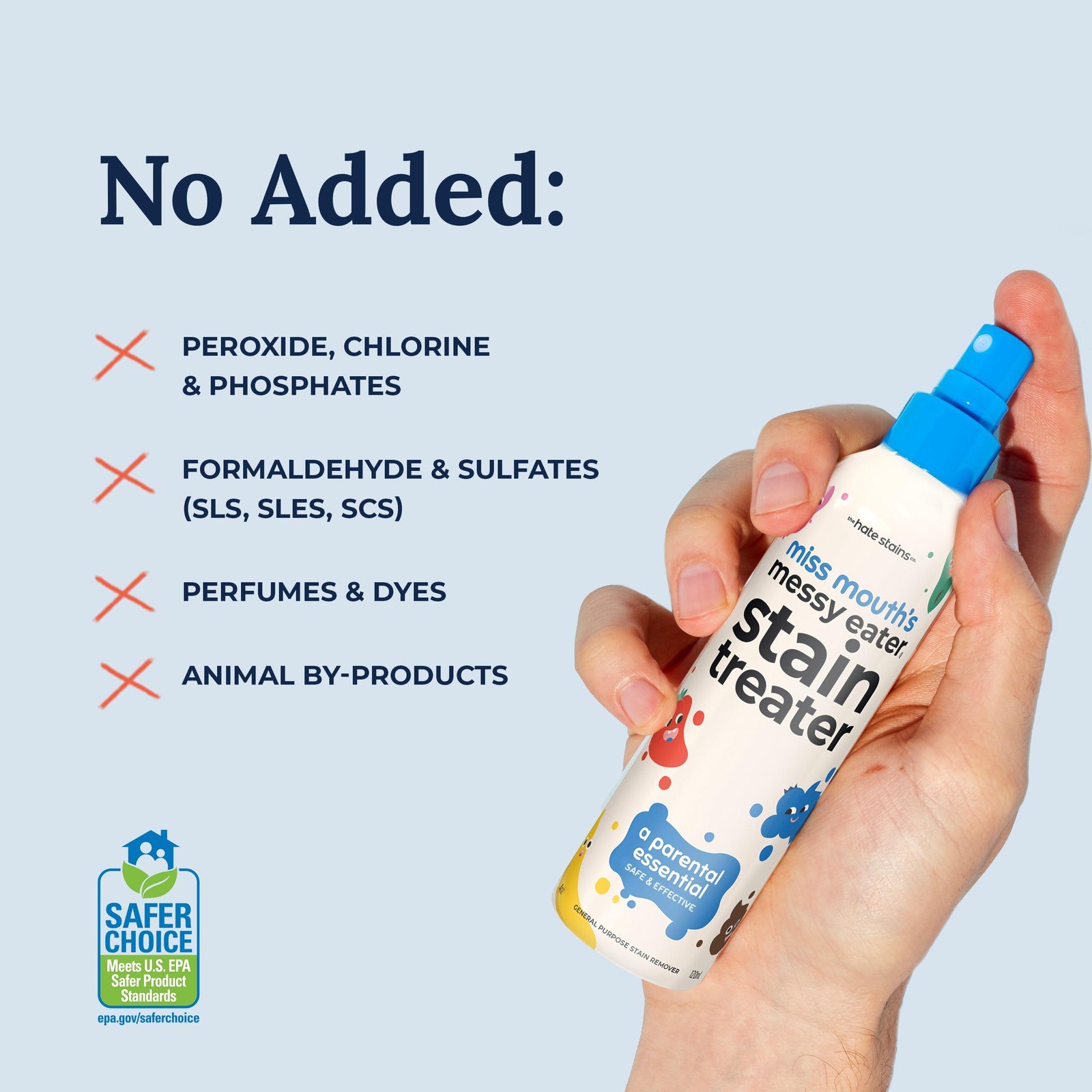 Miss Mouth’s Messy Eater Stain Treater Spray – 4oz 2 Pack 4 Fl Oz (Pack of 2)