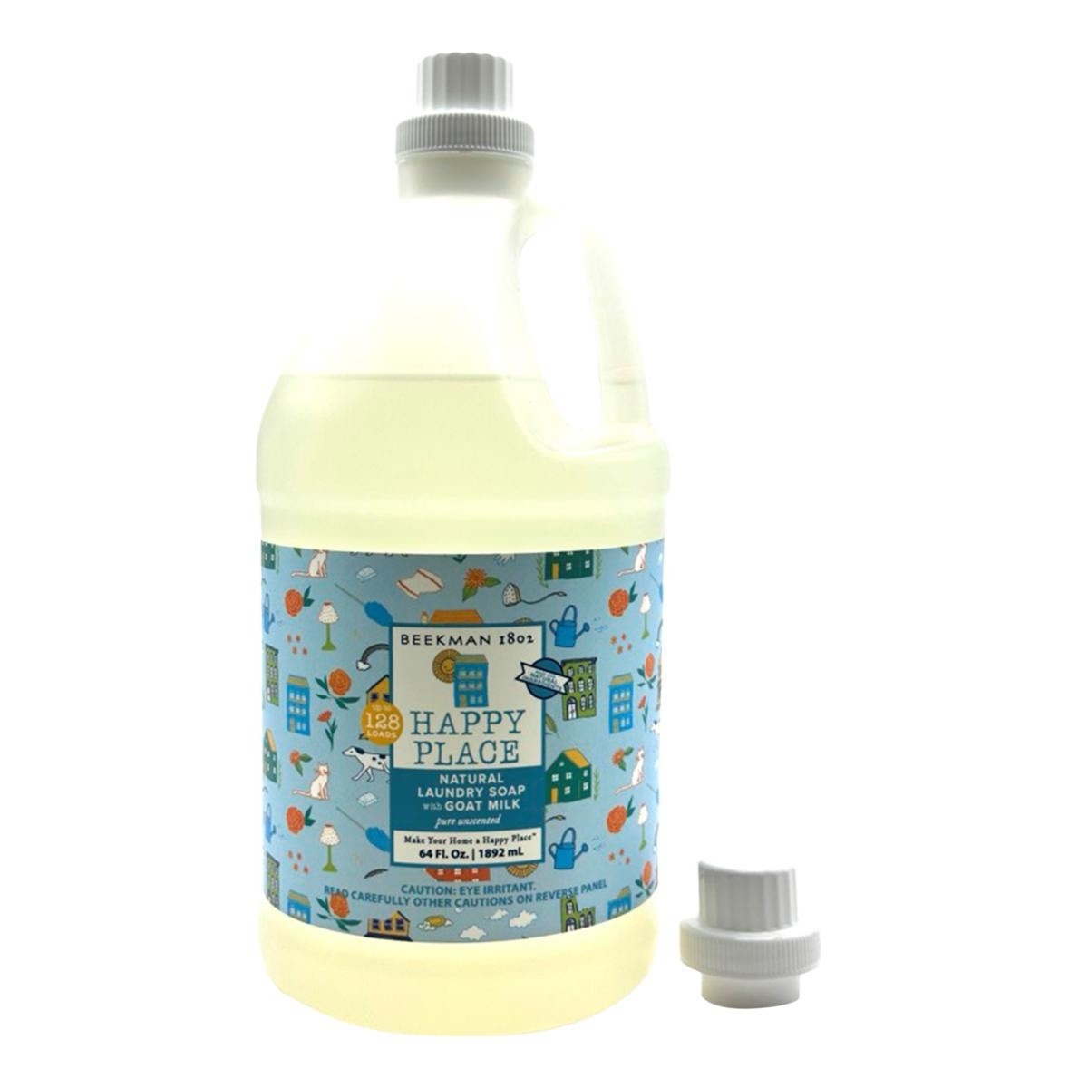 #Beekman 1802 Happy Place 128-Load Liquid Goat Milk Laundry Soap—Pure Unscented
