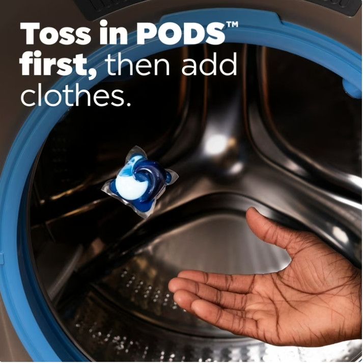2 Pack Tide PODS Laundry Detergent Pacs, Oxi Boost Power PODS, 45ct/pk