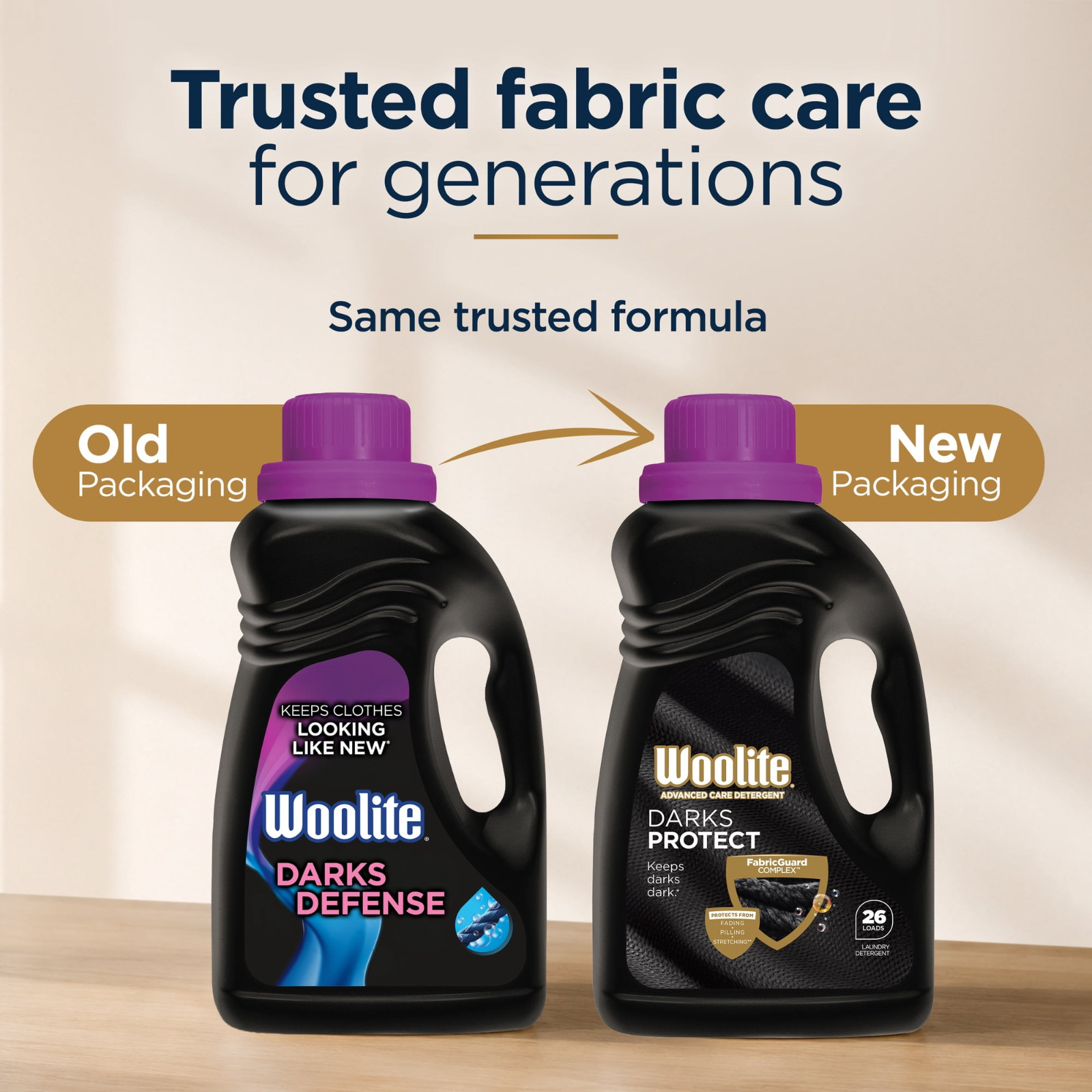 (2 Pack) Woolite Darks Defense Liquid Laundry Detergent 100 oz (FREESHIP)